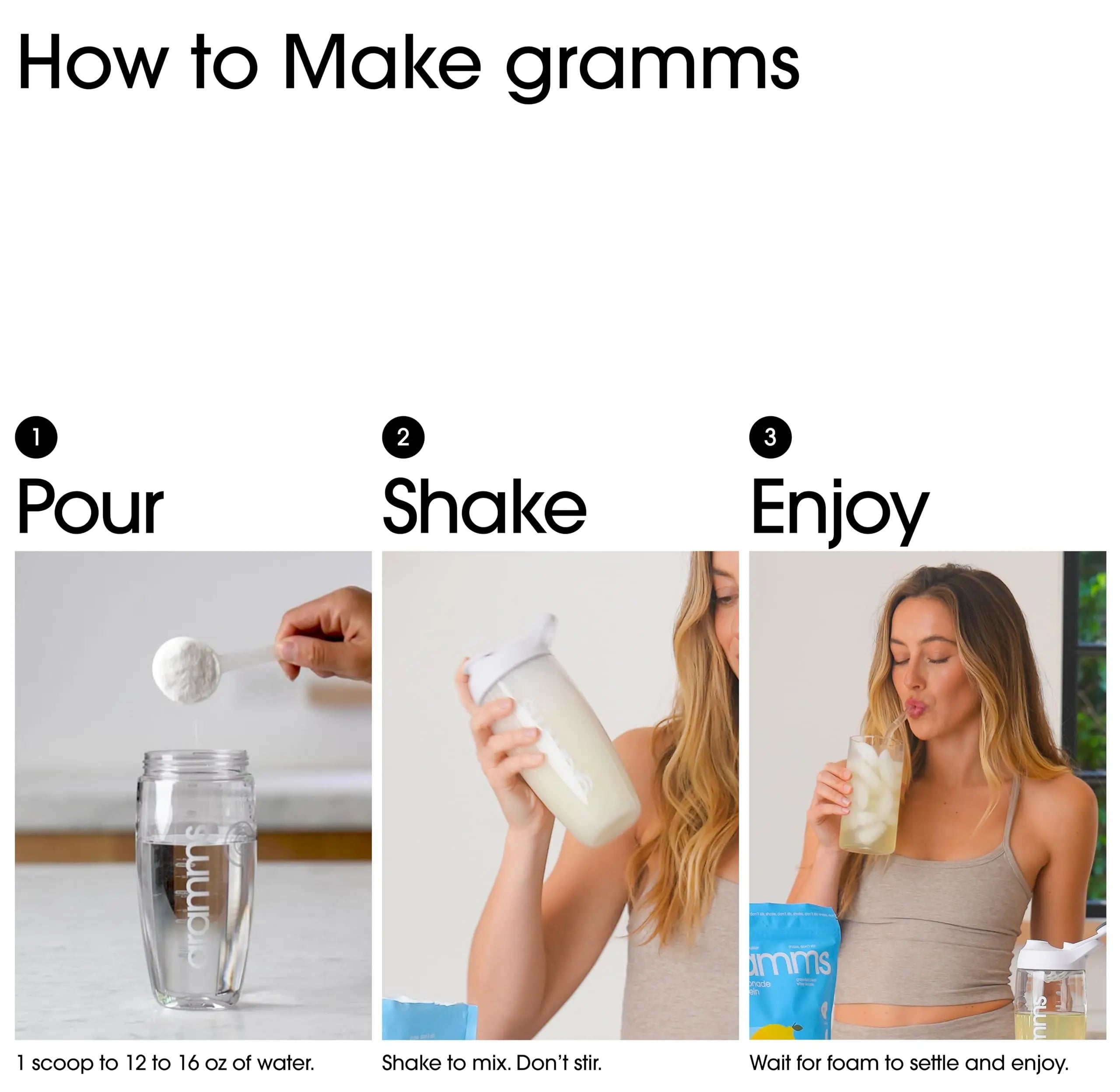 GRAMMS Clear Protein Powder Packets 20G Protein for Women & Men | Lactose Free, Grass-Fed Whey Isolate, Gluten Free, Zero Sugar, Gut Friendly, Non-Bloating GRAMMS uk supplements