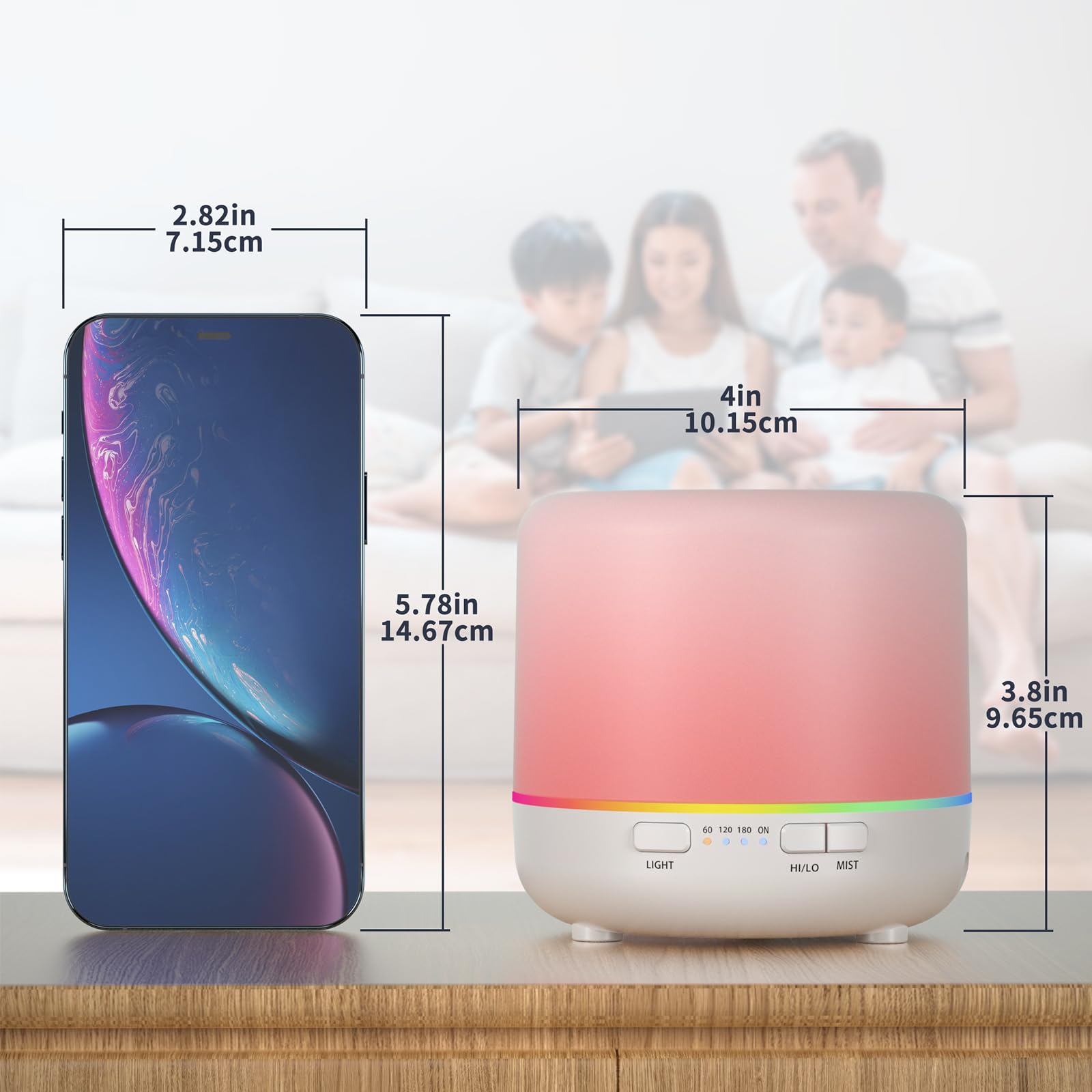 Otheya Scent Essential Oil Diffuser 2 Pack 200 ML Ultrasonic Cool Mist Humidifiers and Aroma Diffuser Otheya uk supplements