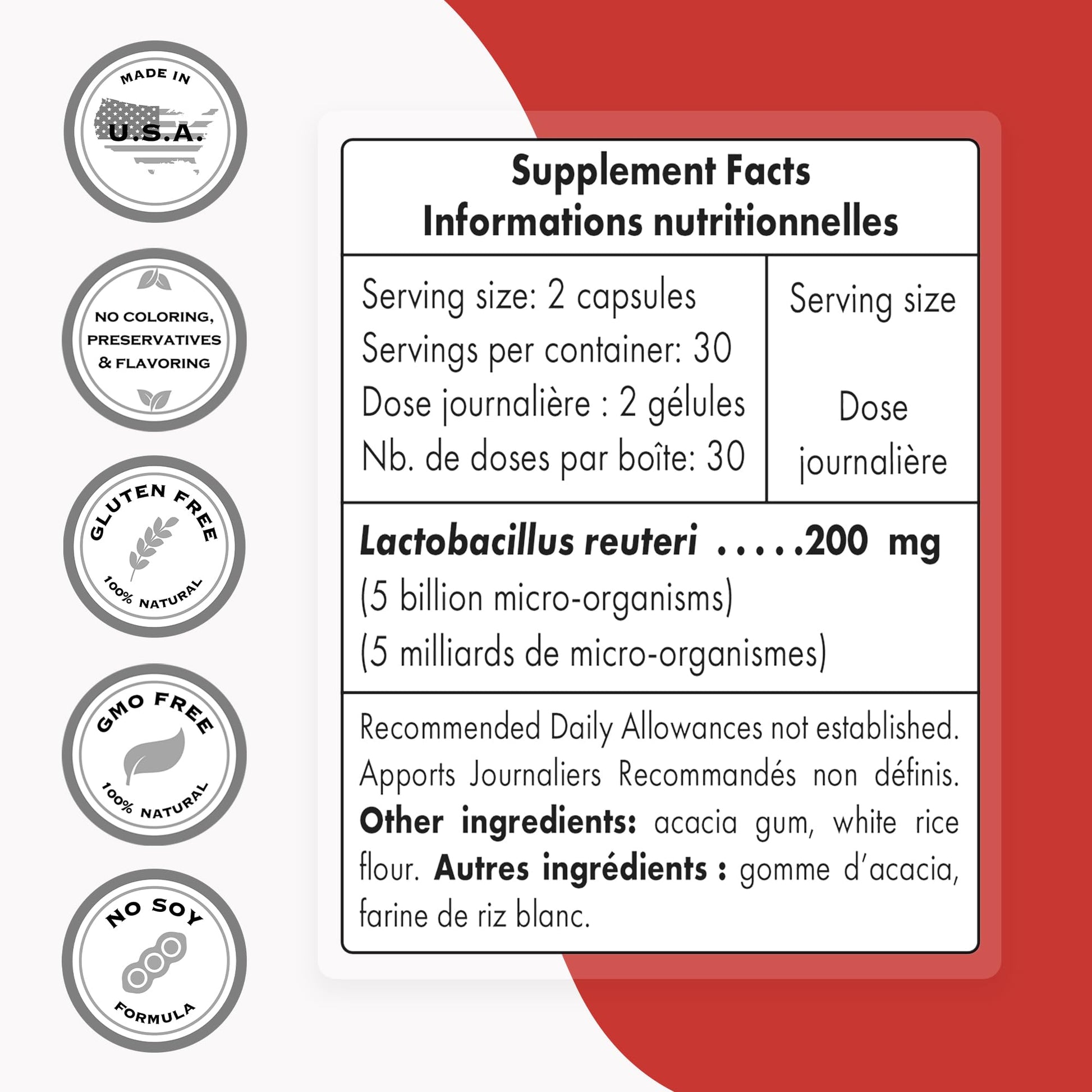 Supersmart - Lactobacillus Reuteri 5 Billion CFU per Day (Probiotic Supplement) Supersmart uk supplements