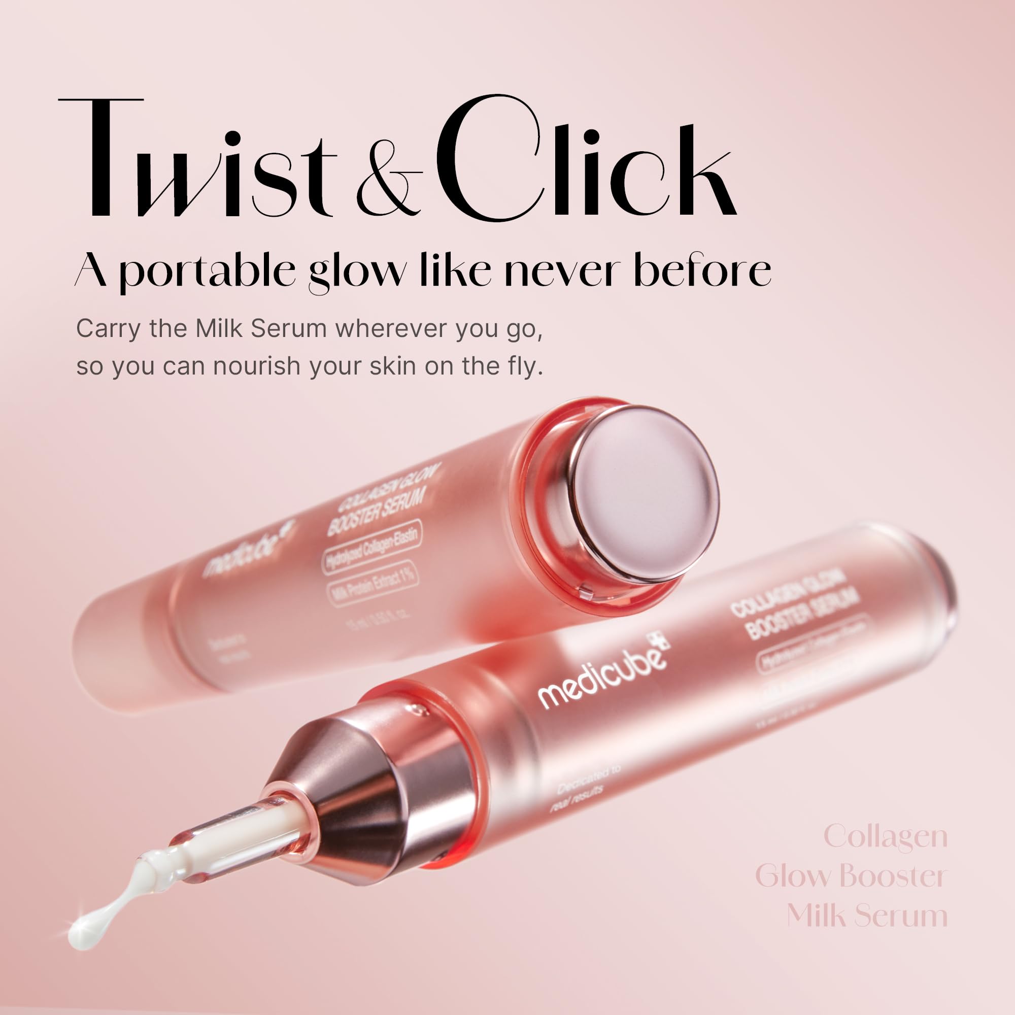medicube Milky Collagen Double Glow Lock Duo: Collagen Glazed Milky Wrapping Mask and Booster Serum | 130DaCollagen, Niacinamide, Glutathione for Plumped, Radiant Glass Skin medicube uk supplements
