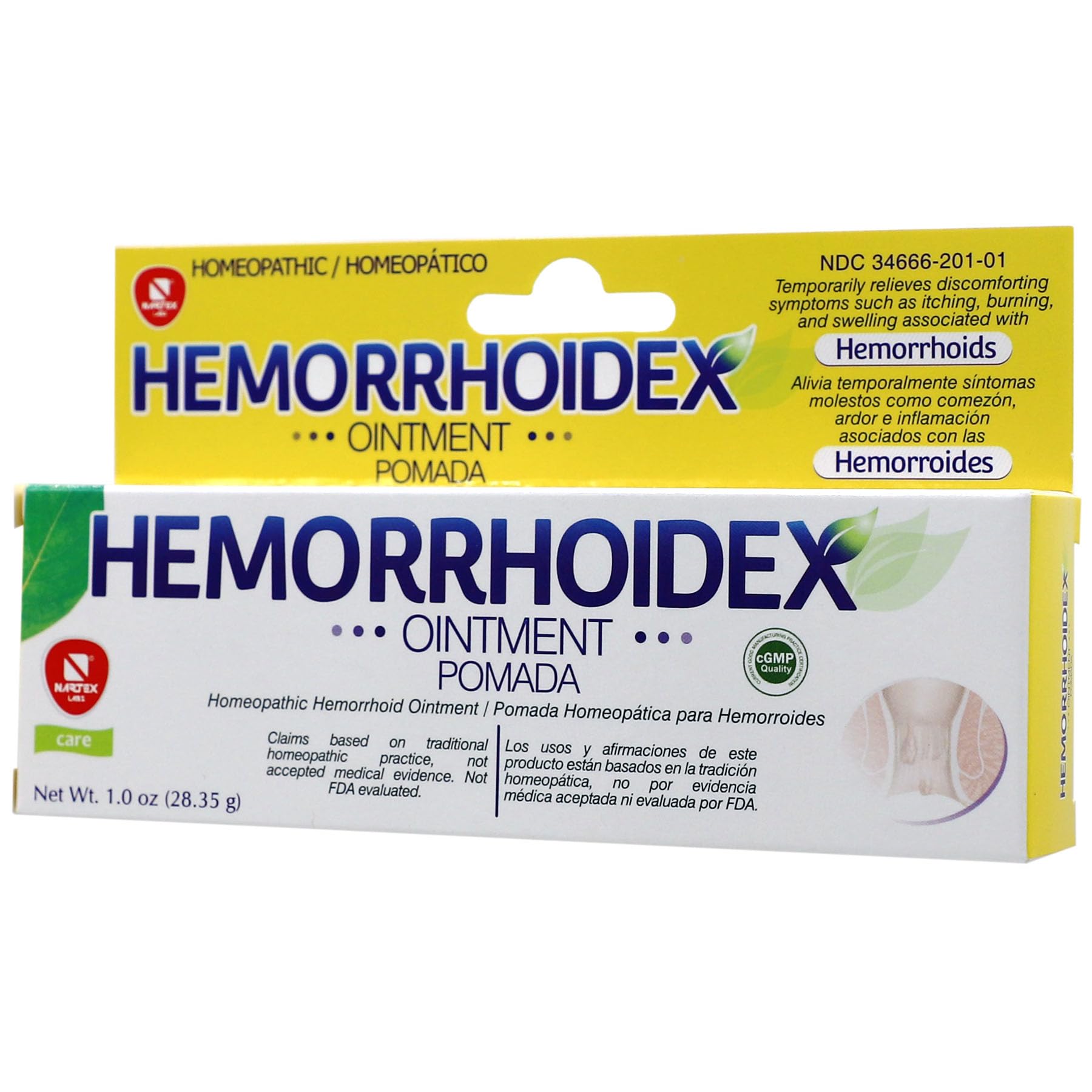 HEMORRHOIDEX Ointment NARTEX LABS uk supplements