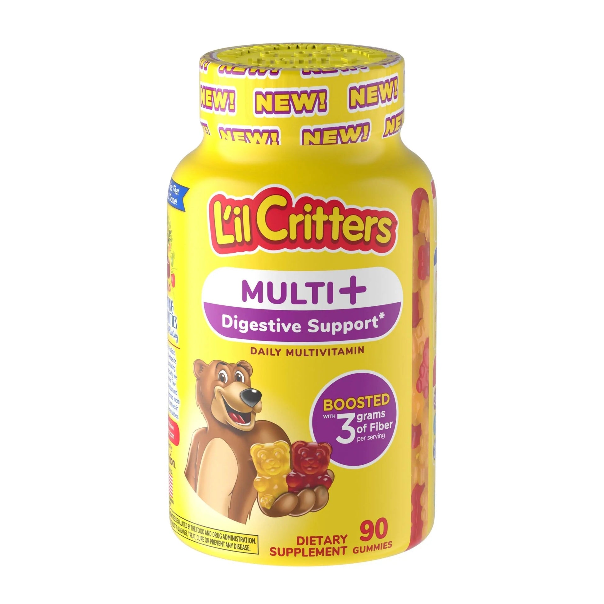 L'il Critters Multi + Digestive Support* 90ct Lil Critters uk supplements