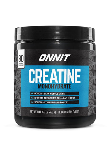 ONNIT Creatine Monohydrate Powder – Unflavored, 90-Serving Value Size – Supports Strength, Lean Muscle, and Brain Energy† – Keto Friendly, No Fillers, 90 Servings, 15.29 oz ONNIT uk supplements