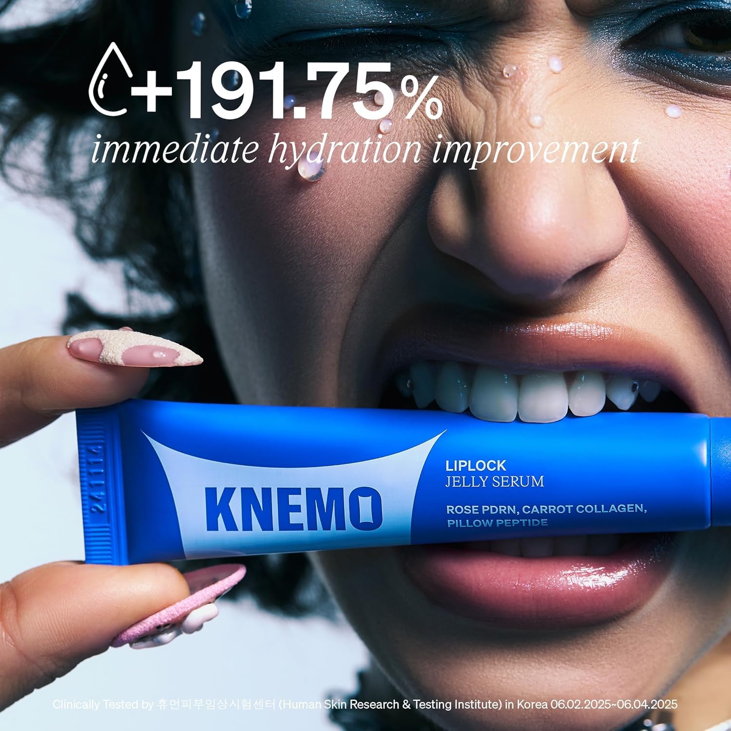 KNEMO LipLock Jelly Serum for Dry Lips, Long-Lasting, Hydrating, Plumping, Glossy Mask with Rose PDRN, Carrot Collagen, Pillow Peptide, Moisturizing Tinted Lip Balm. (Crystal Clear) KNEMO uk supplements