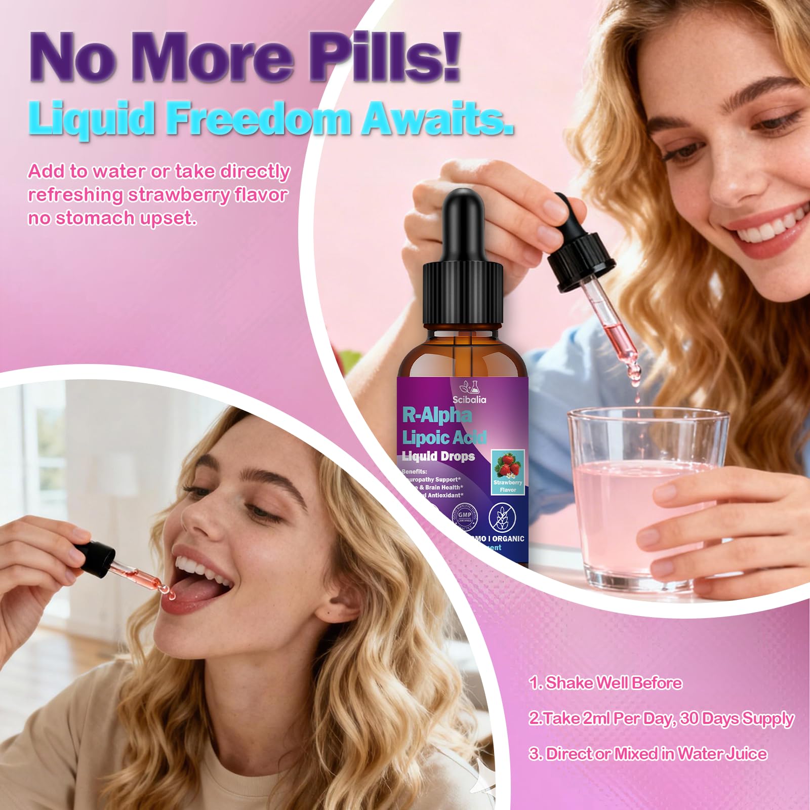 R Alpha Lipoic Acid 600mg Liquid Drops for Neuropathy, Advanced 11-in-1 Stabilized R-ALA Supplement w. Benfotiamine Acetyl L-Carnitine Vitamin C E for Antioxidant Nerve Brain Energy Health Non GMO Scibalia uk supplements