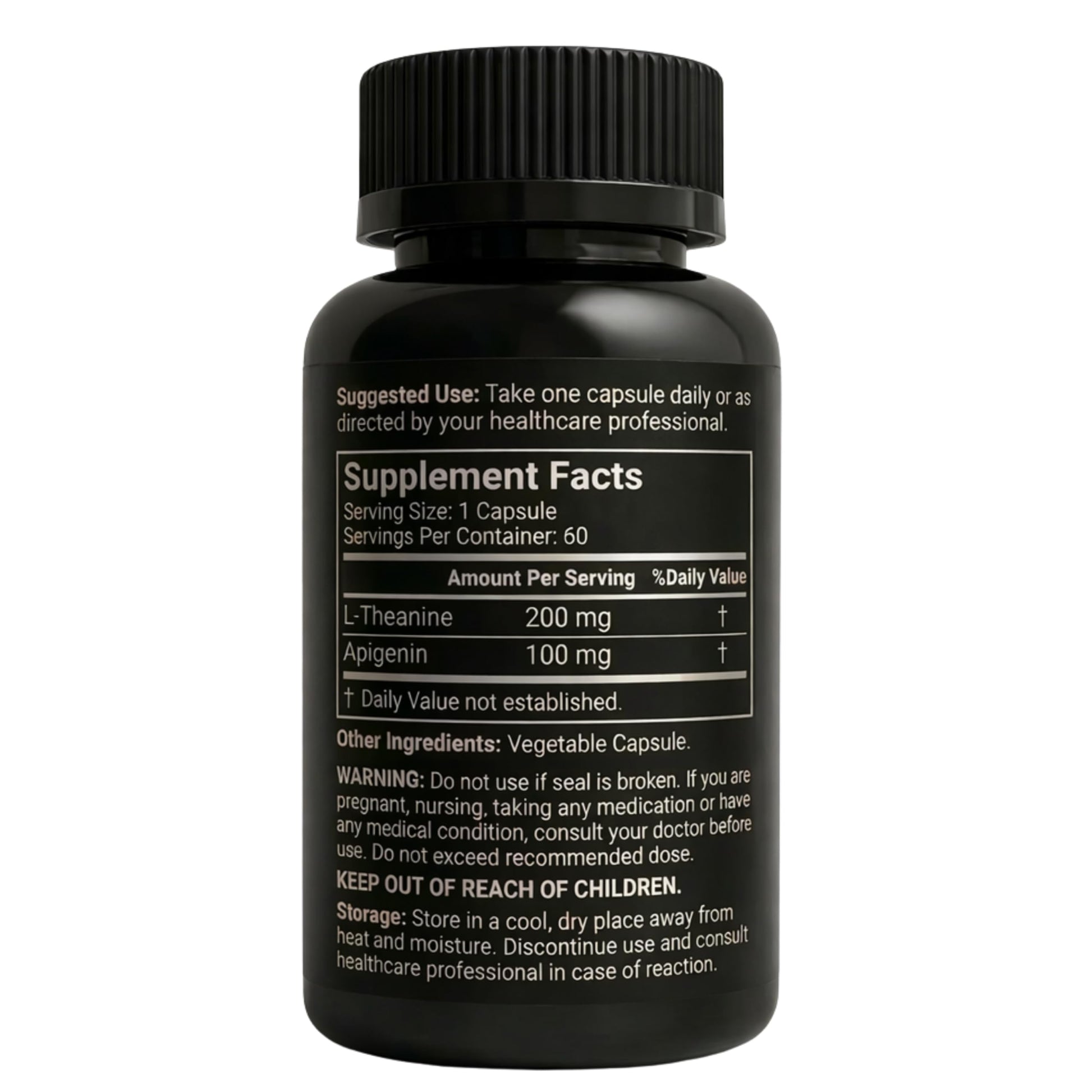 Mindvance Apigenin 100mg with L-Theanine 200mg Supplement Capsules for Sleep Support, Relaxation, Clarity & Calm | Melatonin Free | 60 Vegan Capsules Mindvance uk supplements