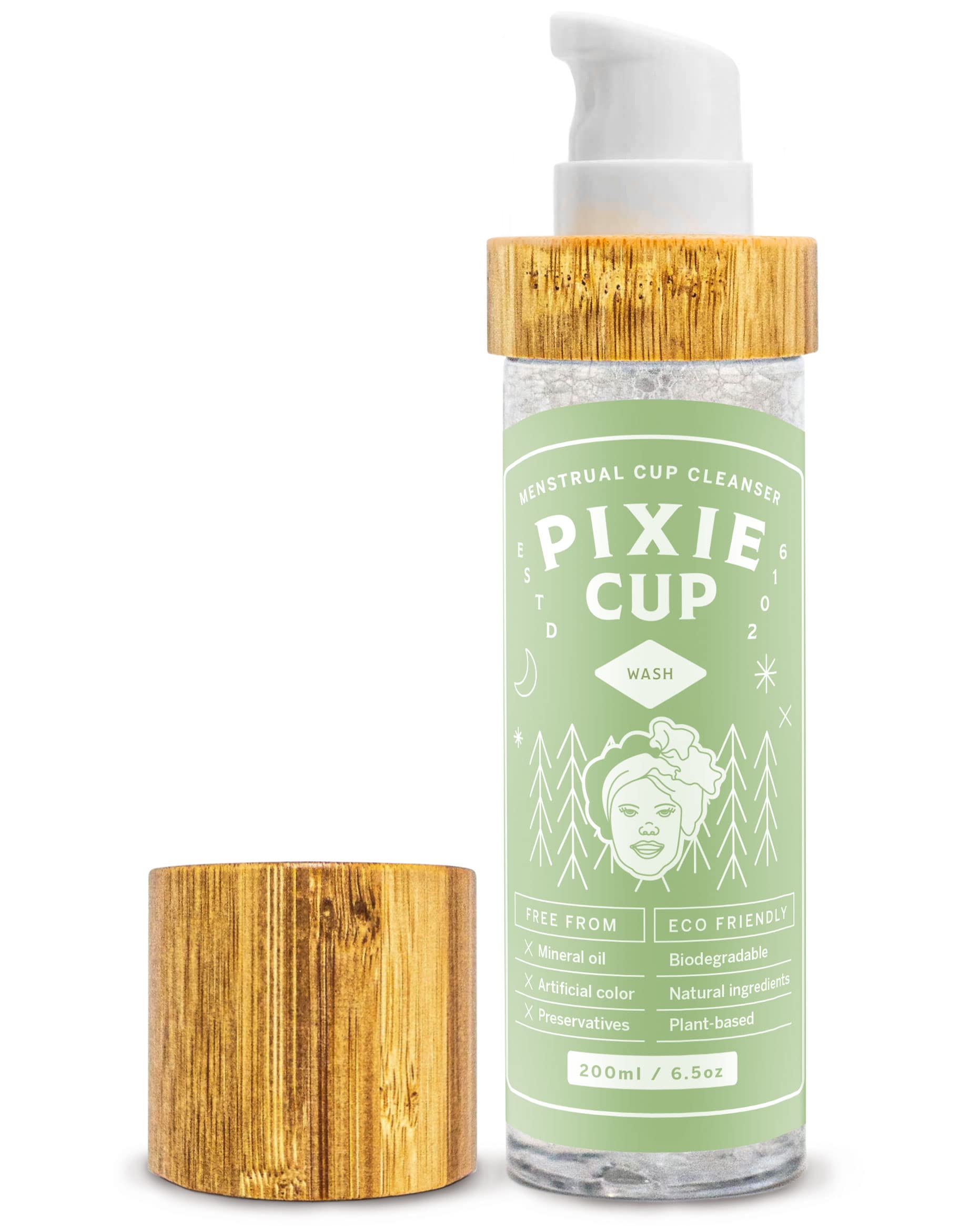 Pixie Menstrual Cup Cleaner Wash + Foaming Dispenser + More Wash in Bottle Than Any Other Brand Pixie Cup uk supplements