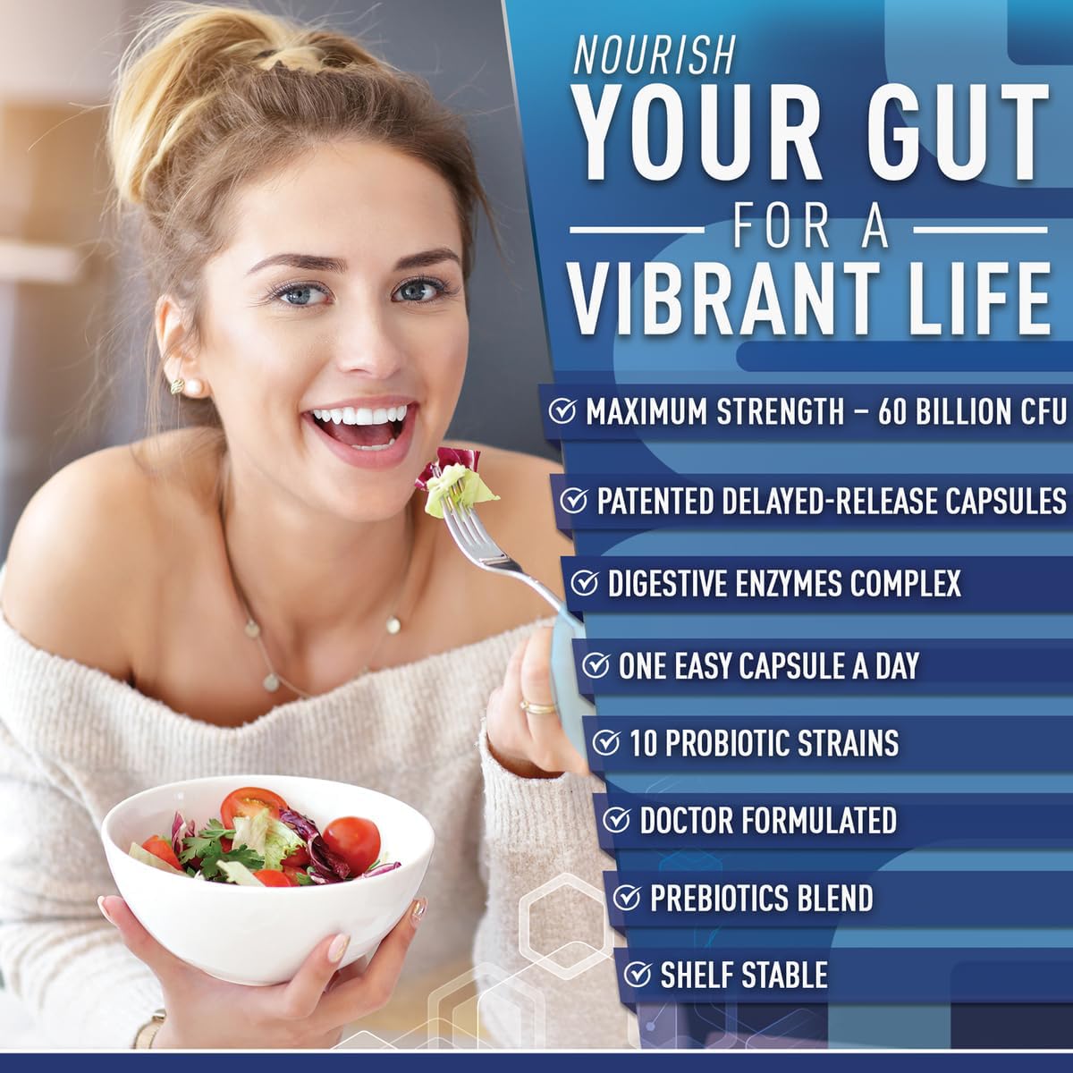 Purely Optimal Probiotics for Digestive Health, 60 Billion CFU – Delayed-Release with Digestive Enzymes & Organic Prebiotics – Bloating, Immune & Energy Support, 30 Caps Purely Optimal uk supplements