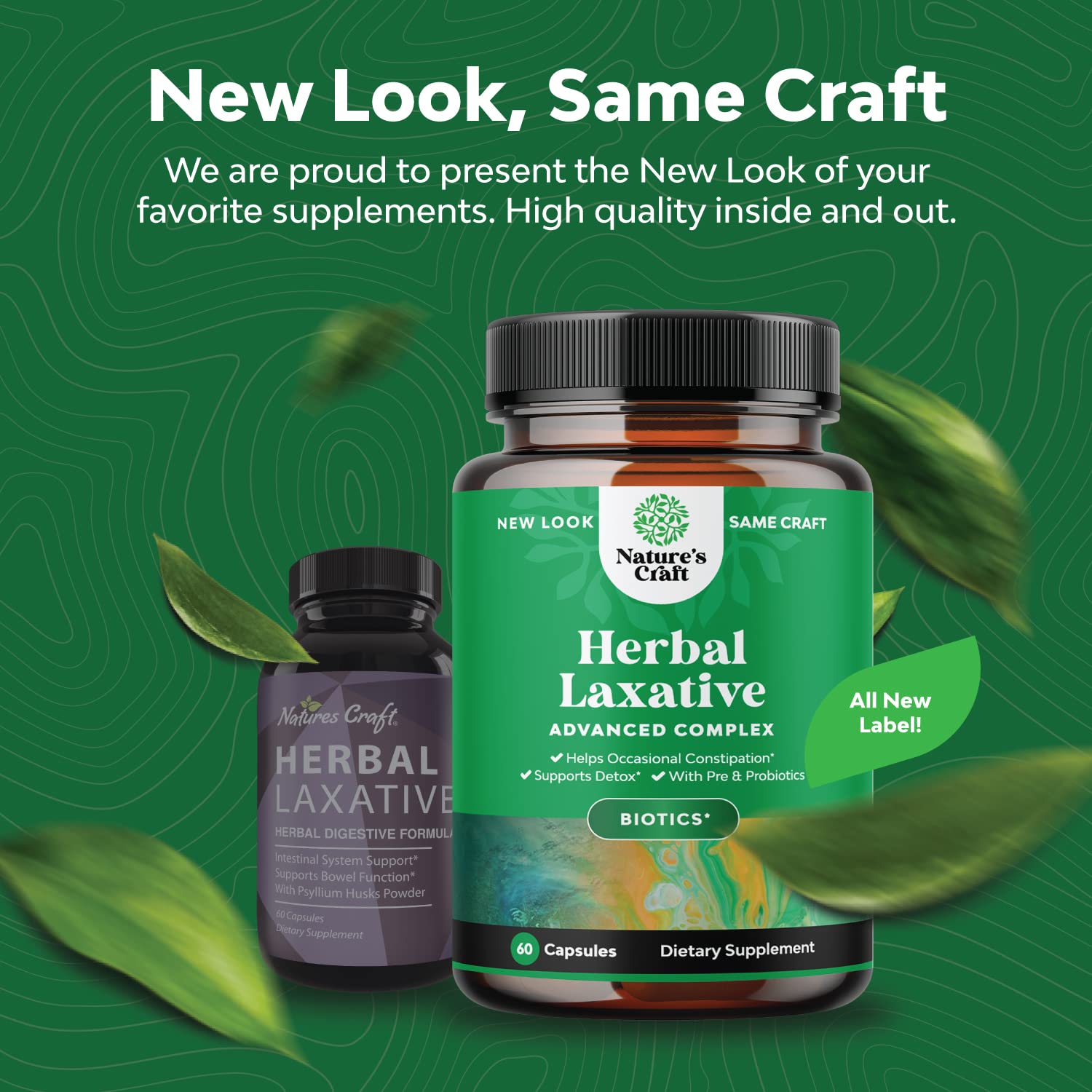 Herbal Laxative Capsules with Probiotics – Natural Laxative Pills to Cleanse Colon and Support Natures Craft uk supplements