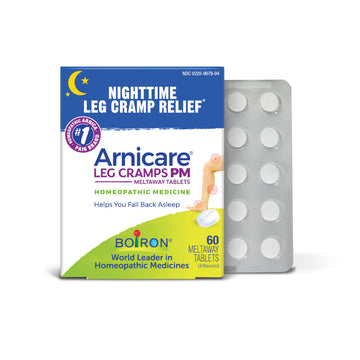 Boiron Arnicare Leg Cramps PM for Nighttime Relief from Cramping and Stiffness in Feet or Calves - 60 Tablets Boiron uk supplements
