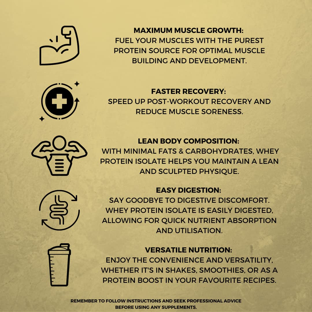 Valhalla's Champion 100% Whey Protein Isolate - 25G Protein per Serving - 30 Servings Valhalla's Champion uk supplements