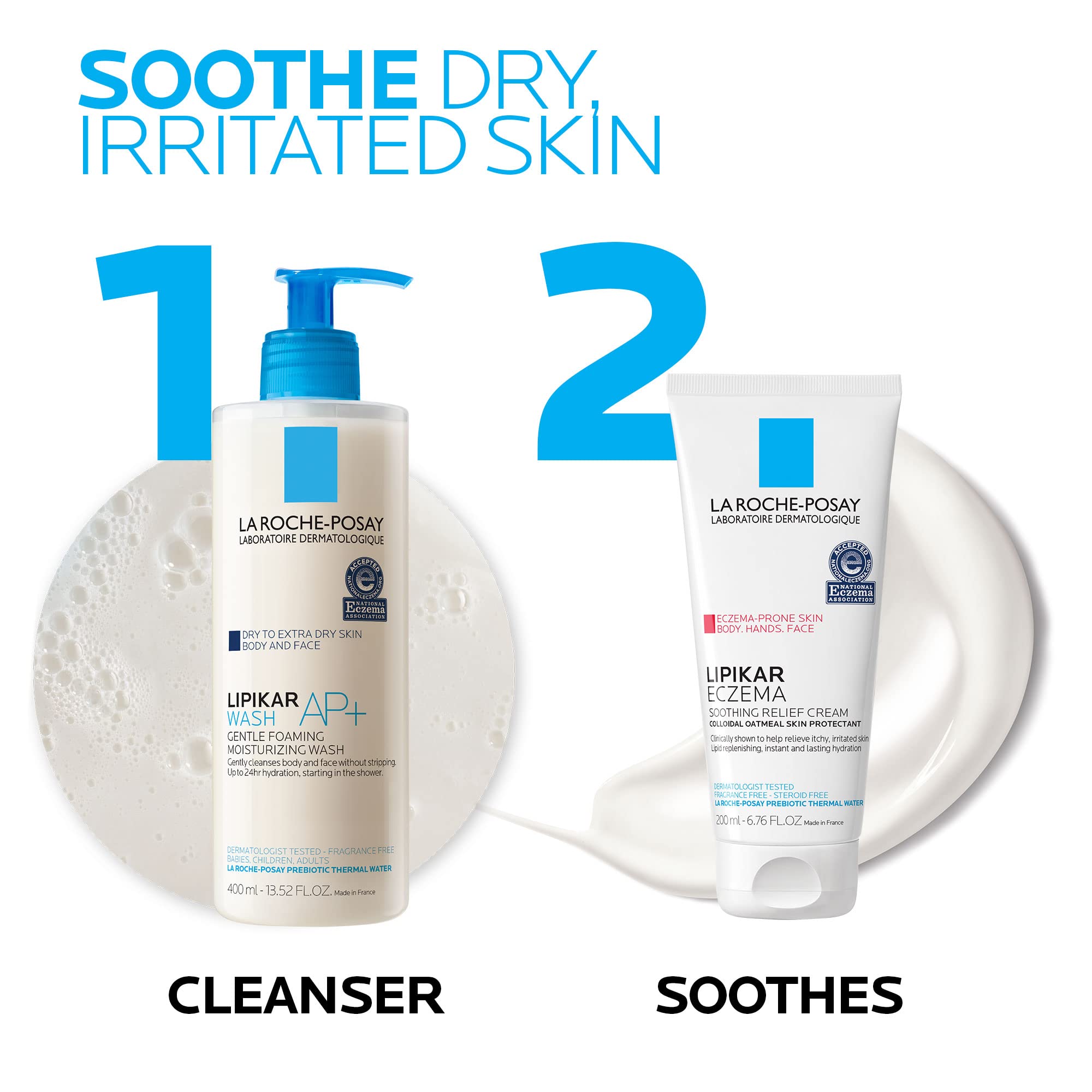 La Roche-Posay Lipikar Soothing Relief Eczema Cream, Face and Body La Roche-Posay uk supplements