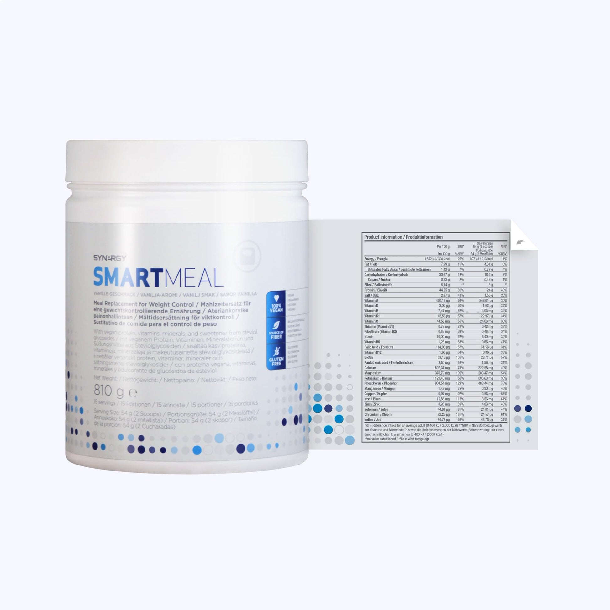 Synergy Worldwide Smartmeal 810 g | 24g protein powder meal replacement Synergy Worldwide uk supplements