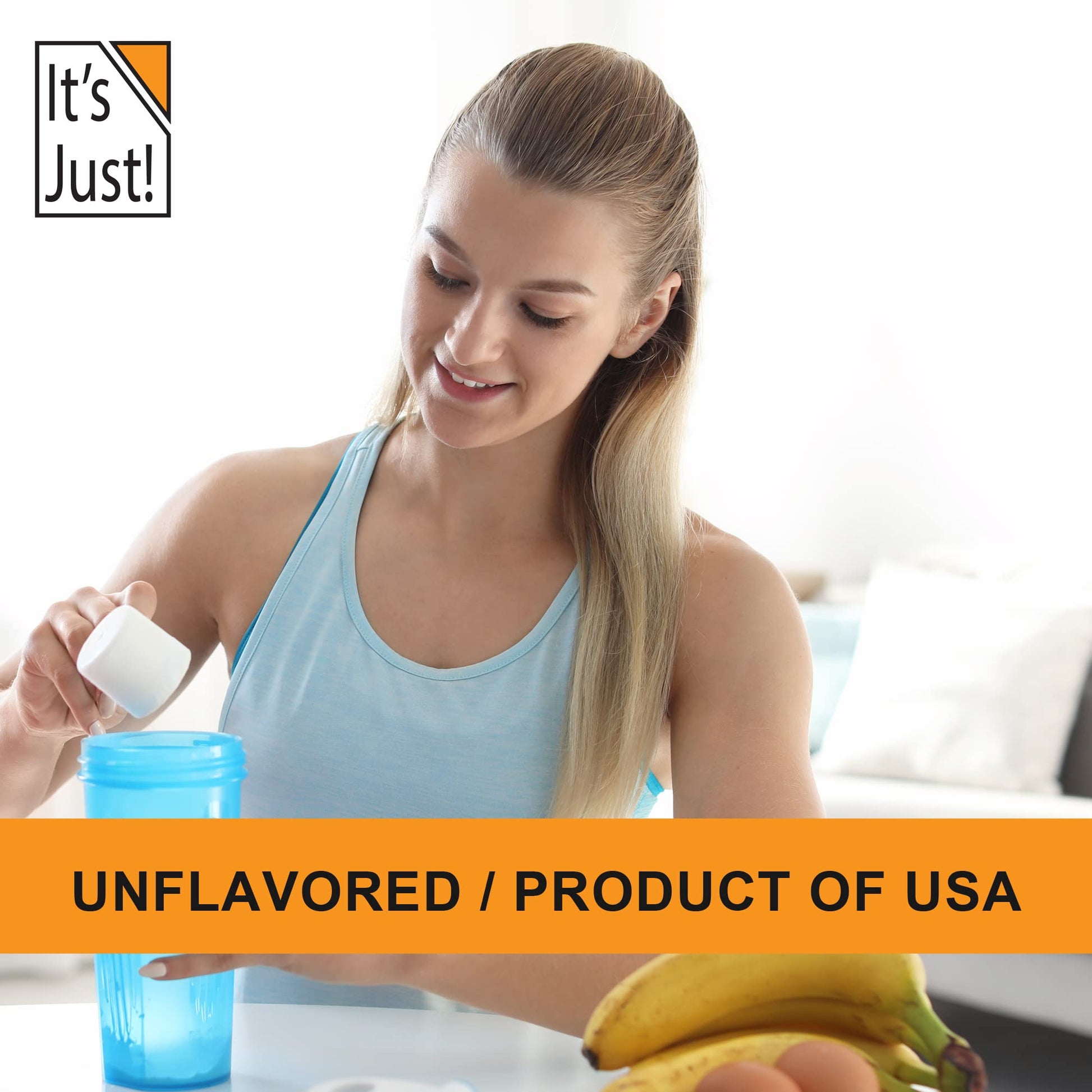 It's Just! - 100% Whey Protein Concentrate, Made in USA, Premium WPC-80, No Added It's Just! uk supplements