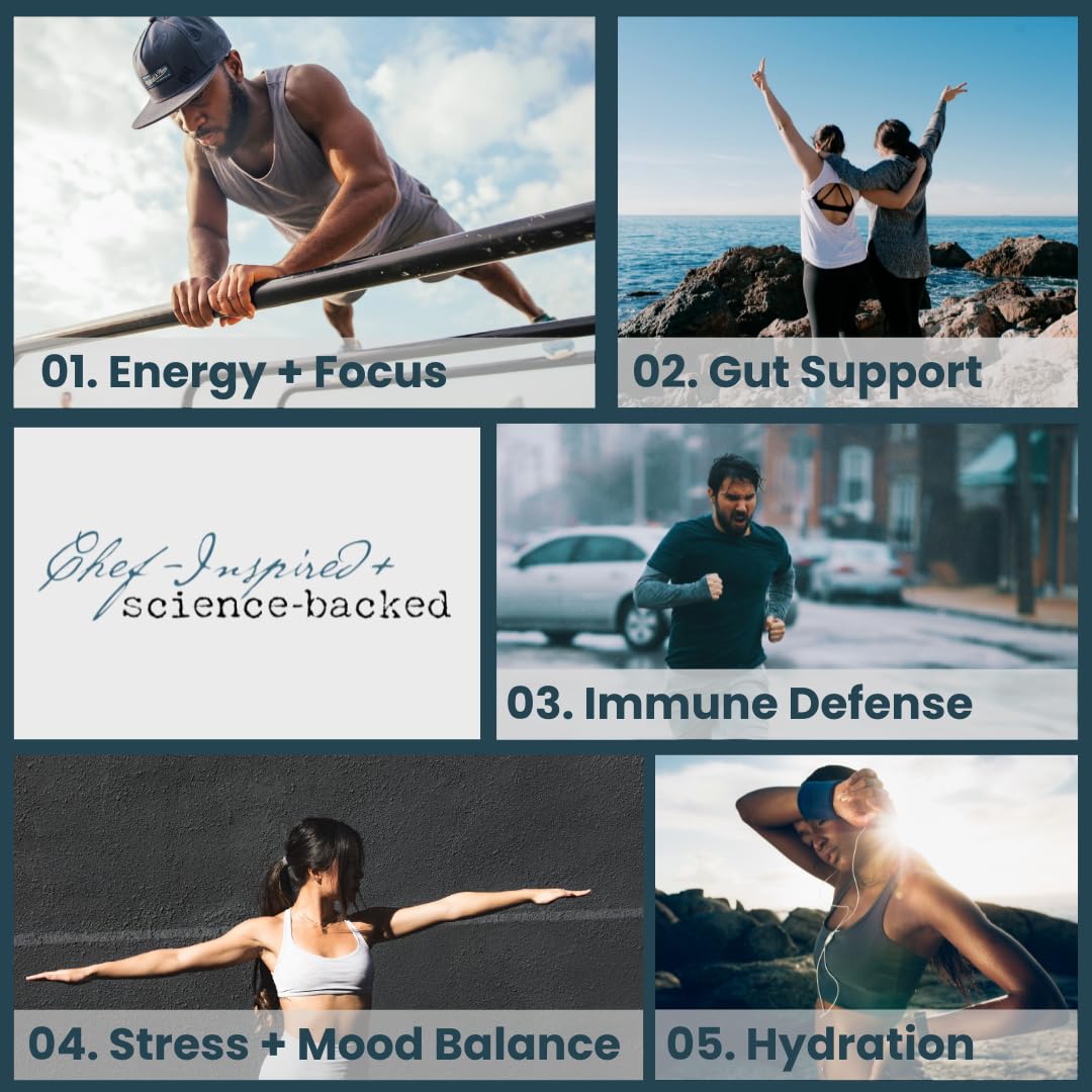ELYXaR Daily Superfood Complex - Supplement Powder - 60+ Vitamins, Minerals, Wholefood-Sourced Ingredients, Stress Adaptogens, Pro & Prebiotics, Digestive Enzymes, & Electrolytes - 30 Servings apotheka superfoods uk supplements