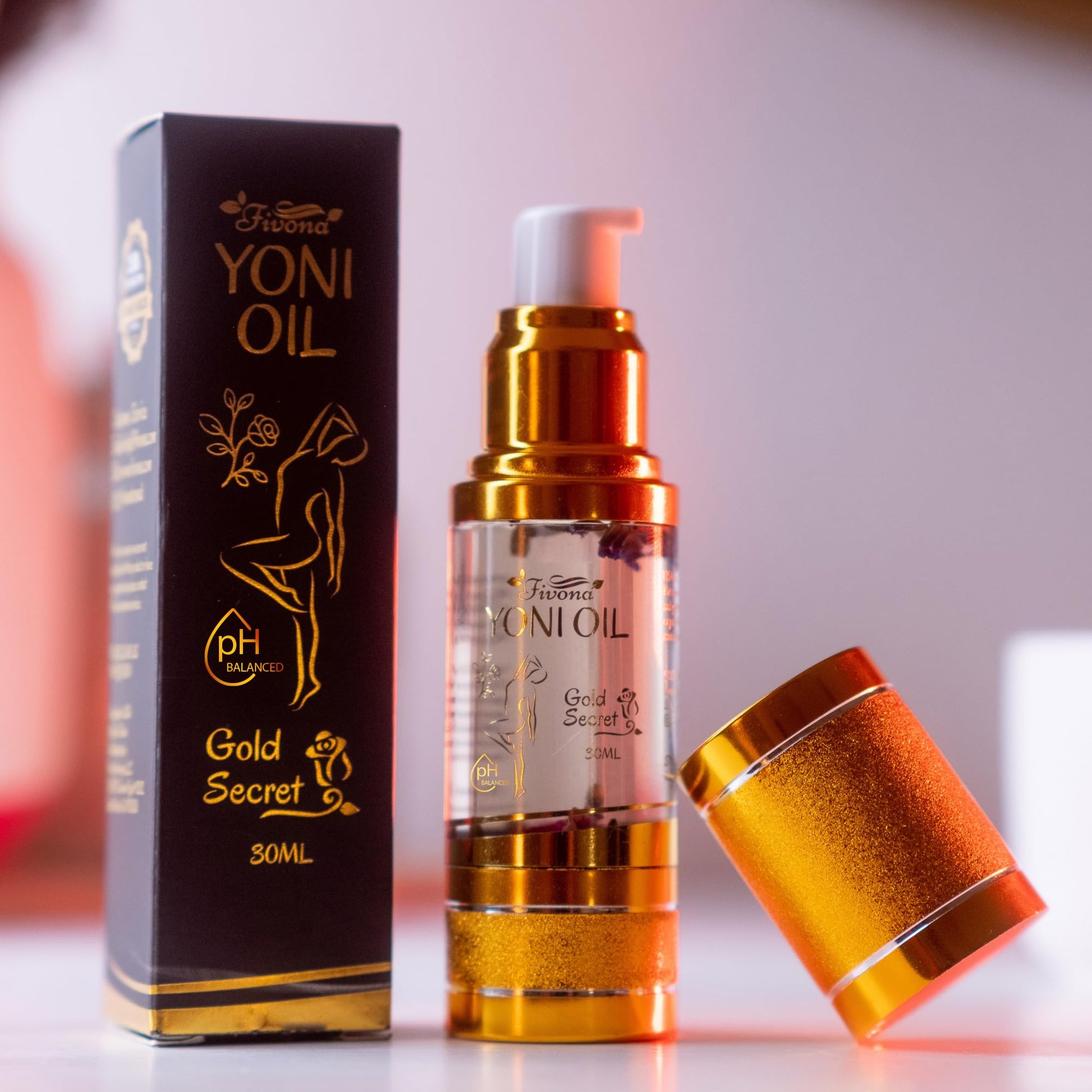 Fivona 4-in-1 Feminine Care Kit, Yoni Oil, Yoni Soap, Yoni Steaming Pot and Red Premium V Steam Herbs FIVONA uk supplements