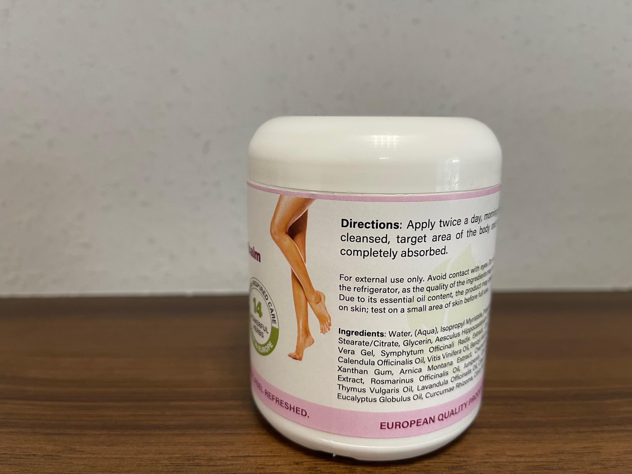Hill Vital Natural Solutions HillVital Herbal Leg Care Balm with Horse Chestnut – Lightweight Botanical Cream for Daily Skin Care & Massage, Non-Greasy Formula for Legs & Body, 250 ml Hill Vital Natural Solutions uk supplements