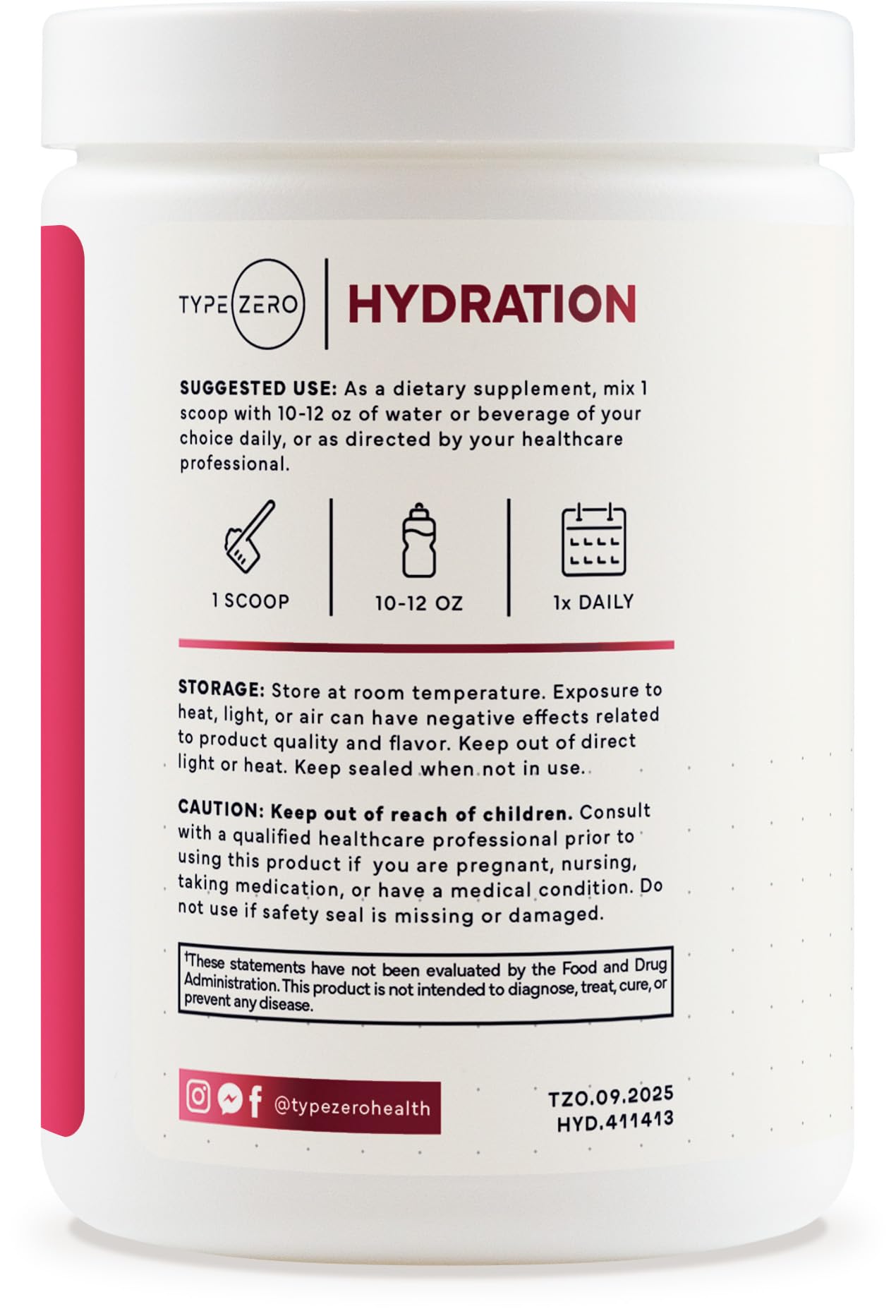 Type Zero Clean Electrolytes Hydration Powder Drink Mix + 14 Essential Vitamins & Minerals - Sugar Free, Zero Artificial Ingredients - Mixed Berry Flavor, 50 Servings Type Zero uk supplements