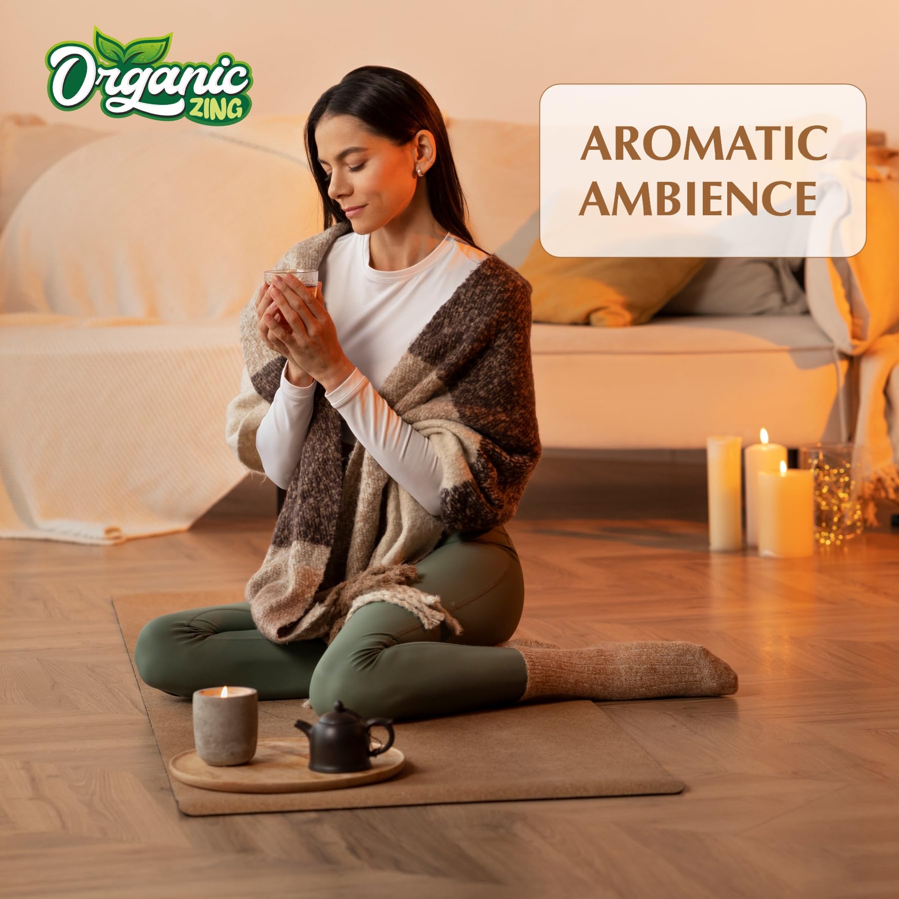 Organic Zing Cinnamon Aroma & Diffuser Oil for DIY Candle & Soap Making - Oil - 30 ml ORGANIC ZING uk supplements