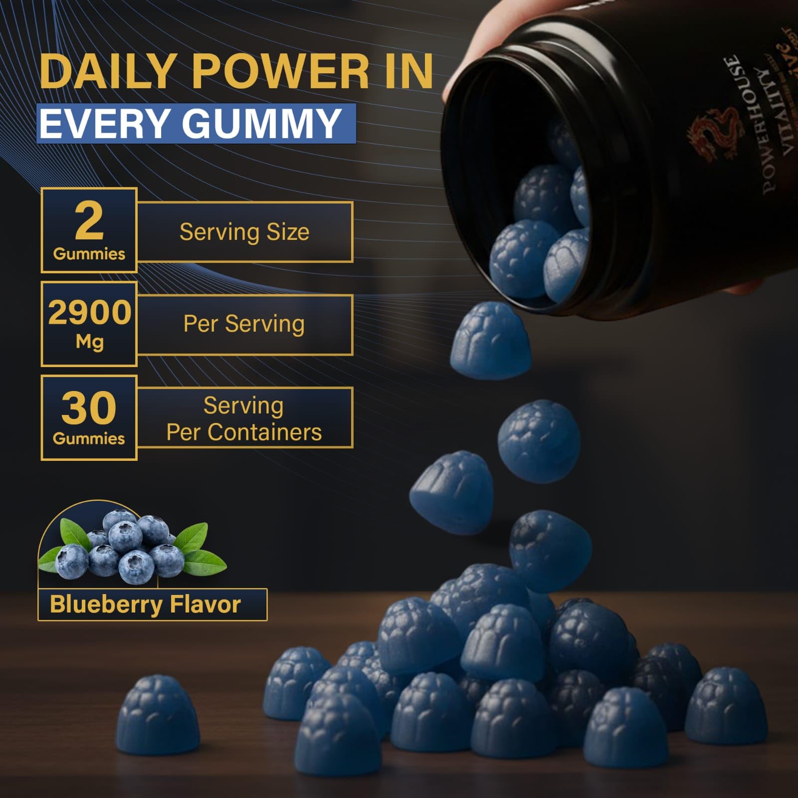 Powerhouse Vitality LifeRevive - Overall Vitality Boost | Vitamin Gummies for Men & Women Powerhouse Vitality uk supplements