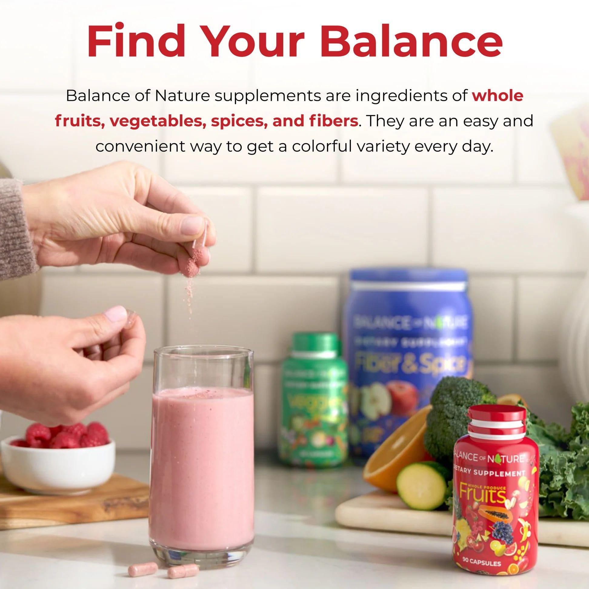 Balance of Nature Whole Fruits Supplement with Superfood Fruits Balance of Nature uk supplements