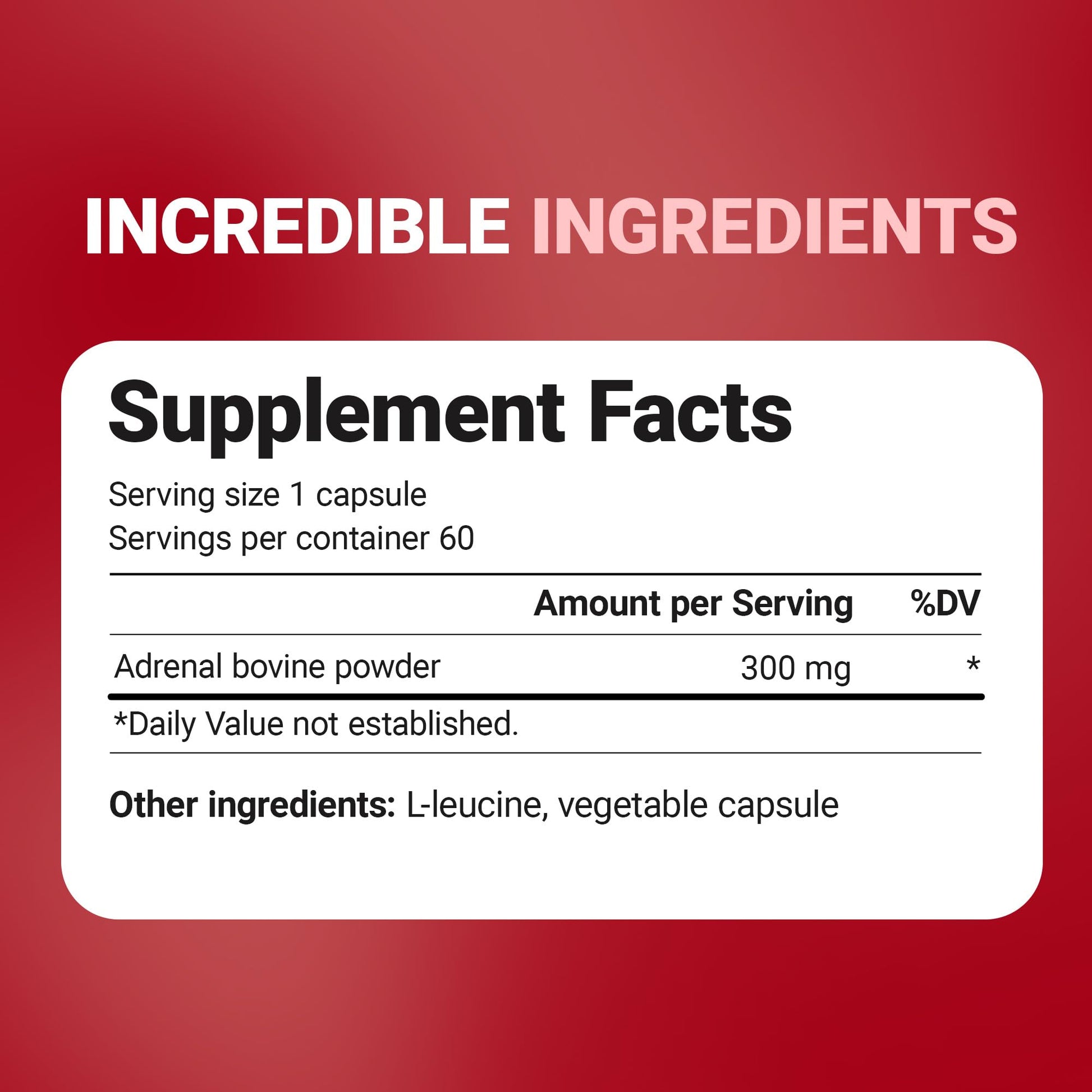 Dr. Berg Adrenal Glandular - Hormone Balance Formula That Supports Healthy Adrenal Function - Adrenal Support Supplement - 60 Capsules Dr. Berg Nutritionals uk supplements
