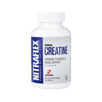 GAT SPORT Pro Creatine Capsules, Strengh, Wellness, Brain Health, Enhanced Absorption, 5 Grams, 150 Veggie Capsules GAT SPORT uk supplements