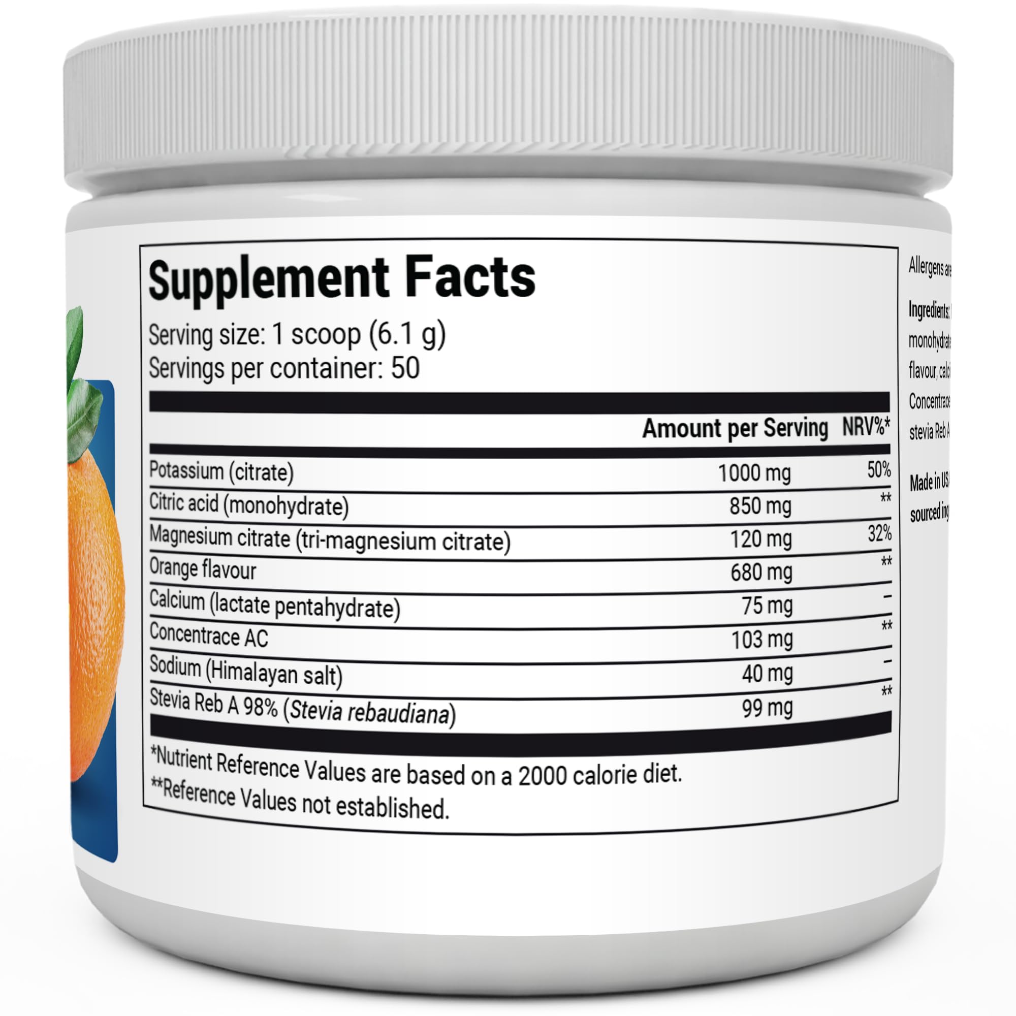 Dr. Berg Electrolyte Powder - Electrolyte Drink Supplements with 1000mg Potassium Dr. Berg Nutritionals uk supplements