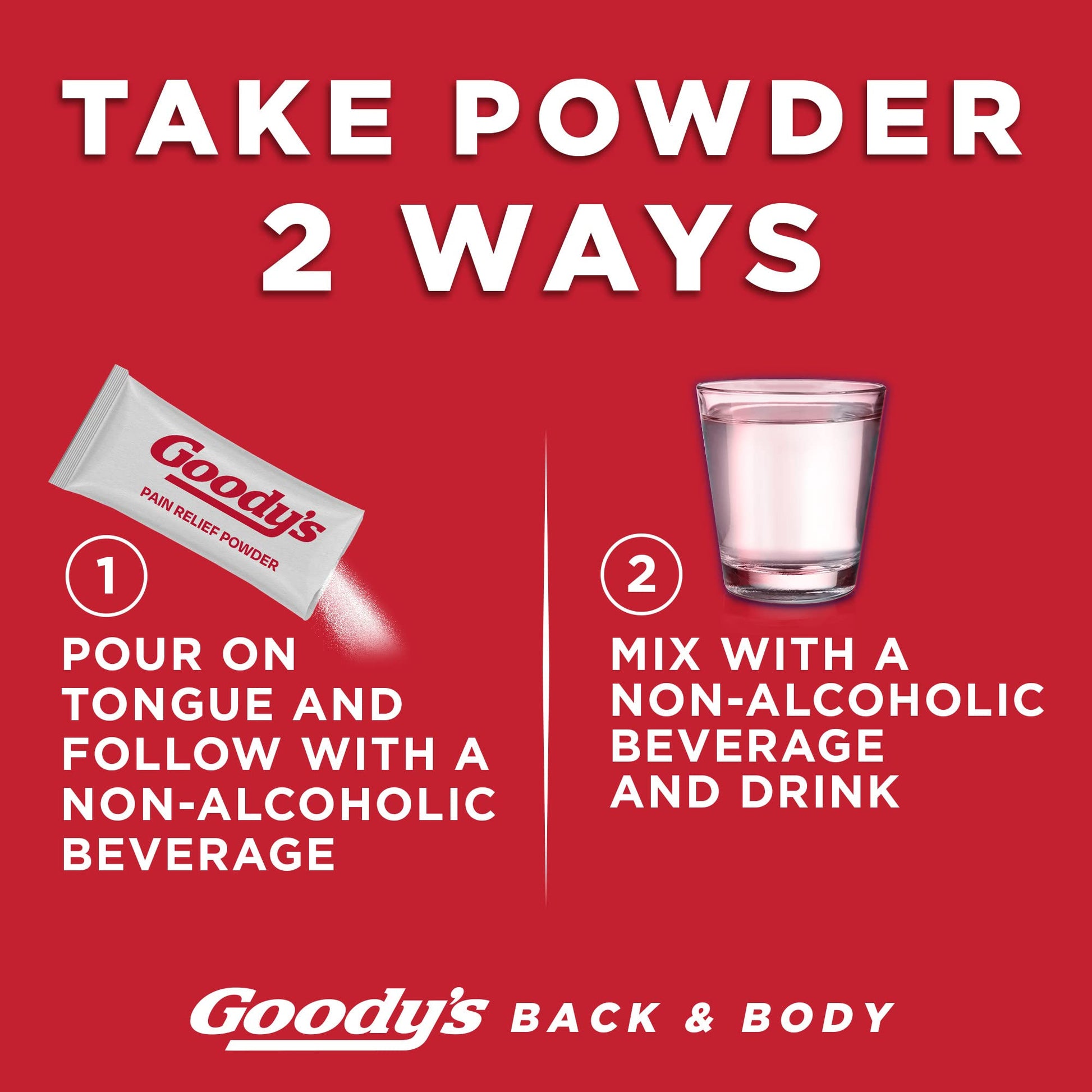 Goody's Back and Body Pain Relief Powder, 24 ct (Pack of 4) Goody's uk supplements
