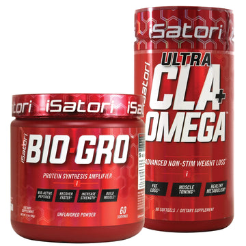 iSatori Bio-GRO Protein Synthesis Amplifier - Unflavored (60 Servings) & iSatori Ultra CLA iSatori uk supplements