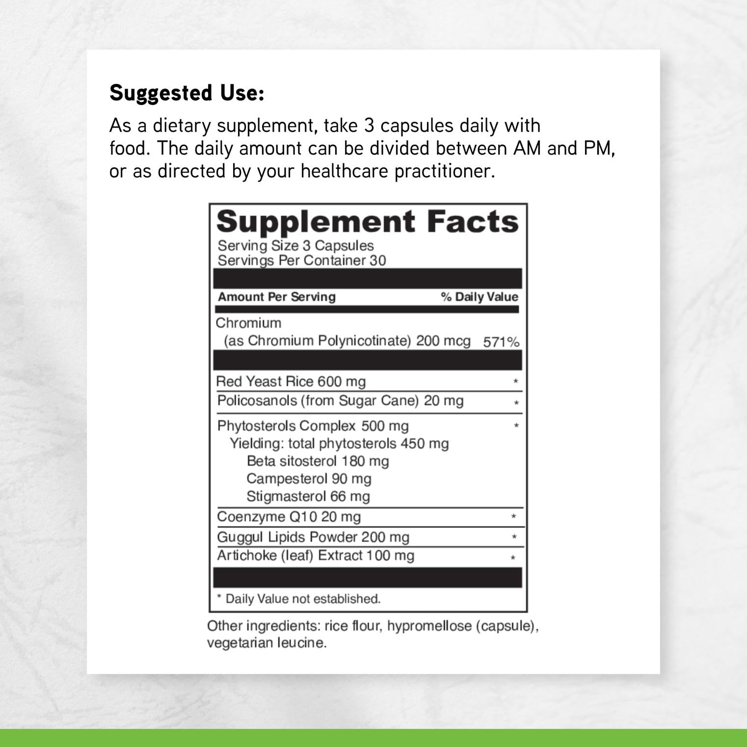 DAVINCI Labs CholestSure Supplement - Supports Cardiovascular Function - Helps Maintain Healthy Cholesterol Levels in a Normal Range - with CoQ10 - Gluten Free - 90 Vegetarian Capsules DAVINCI uk supplements