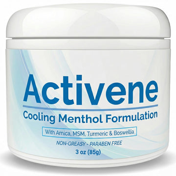 Activene Pain Relief Cream - Anti Inflammatory formulation with Powerful Arnica, Menthol & MSM for Joints, Tendons & Muscles. Chosen by Sufferers of Arthritis, Knee, Shoulder, Neck, Back & Other Pains Activene uk supplements
