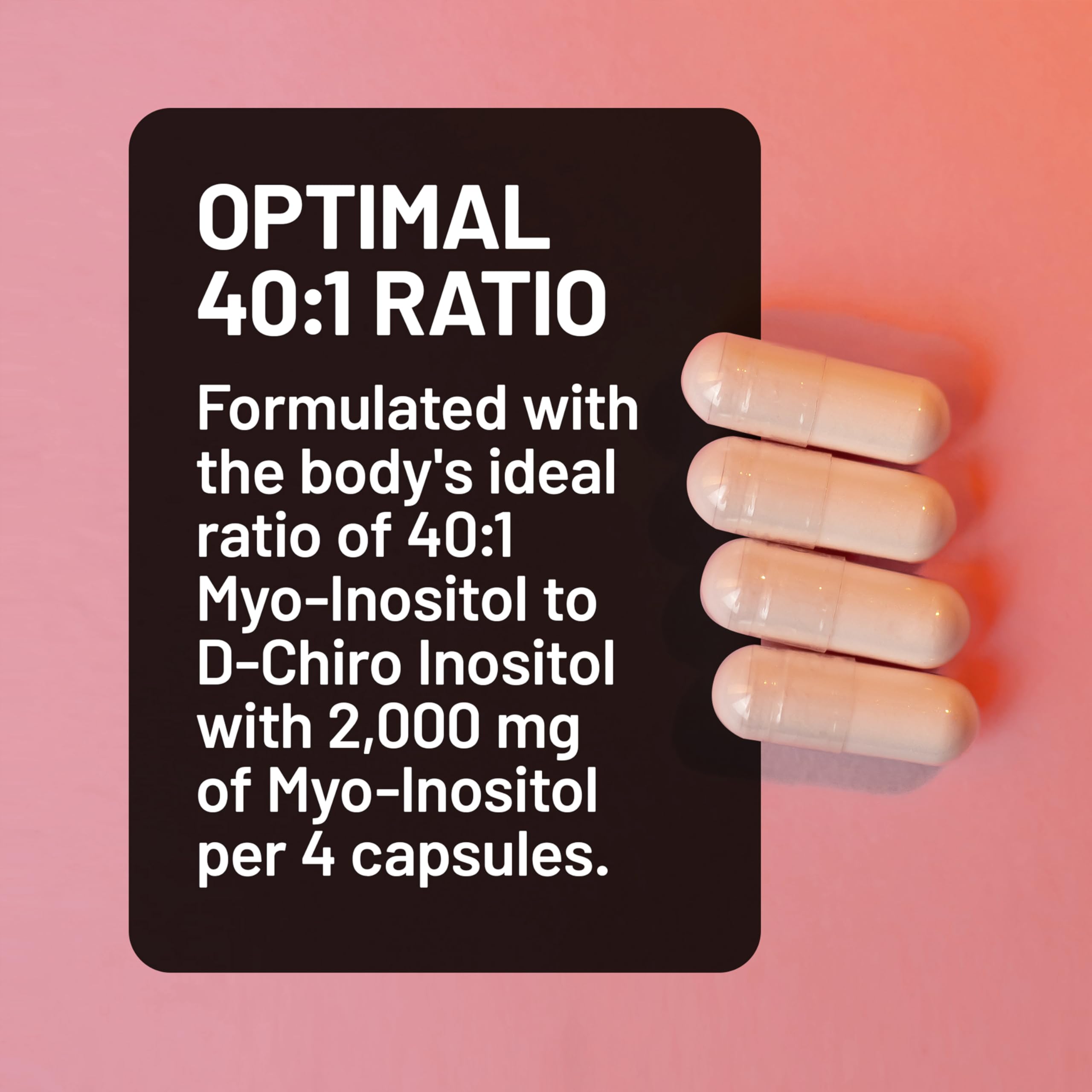 NatureWise Myo-Inositol & D-Chiro Inositol Supplement for Women - Fertility Supplements for Women - Ideal 40:1 Ratio - Myo Inositol 2000mg - Non-GMO, Vegan, USA Manufactured - [30-Day Supply] NatureWise uk supplements