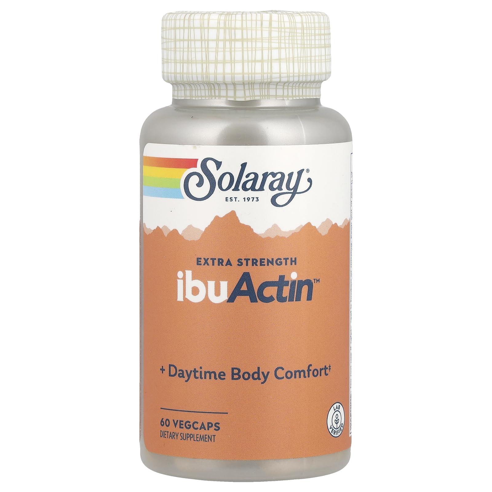SOLARAY Ibuactin - Turmeric and Ginger Supplement for Men and Women, Body Comfort Supplement, Turmeric & Ginger Capsules - 60 Count VegCaps SOLARAY uk supplements