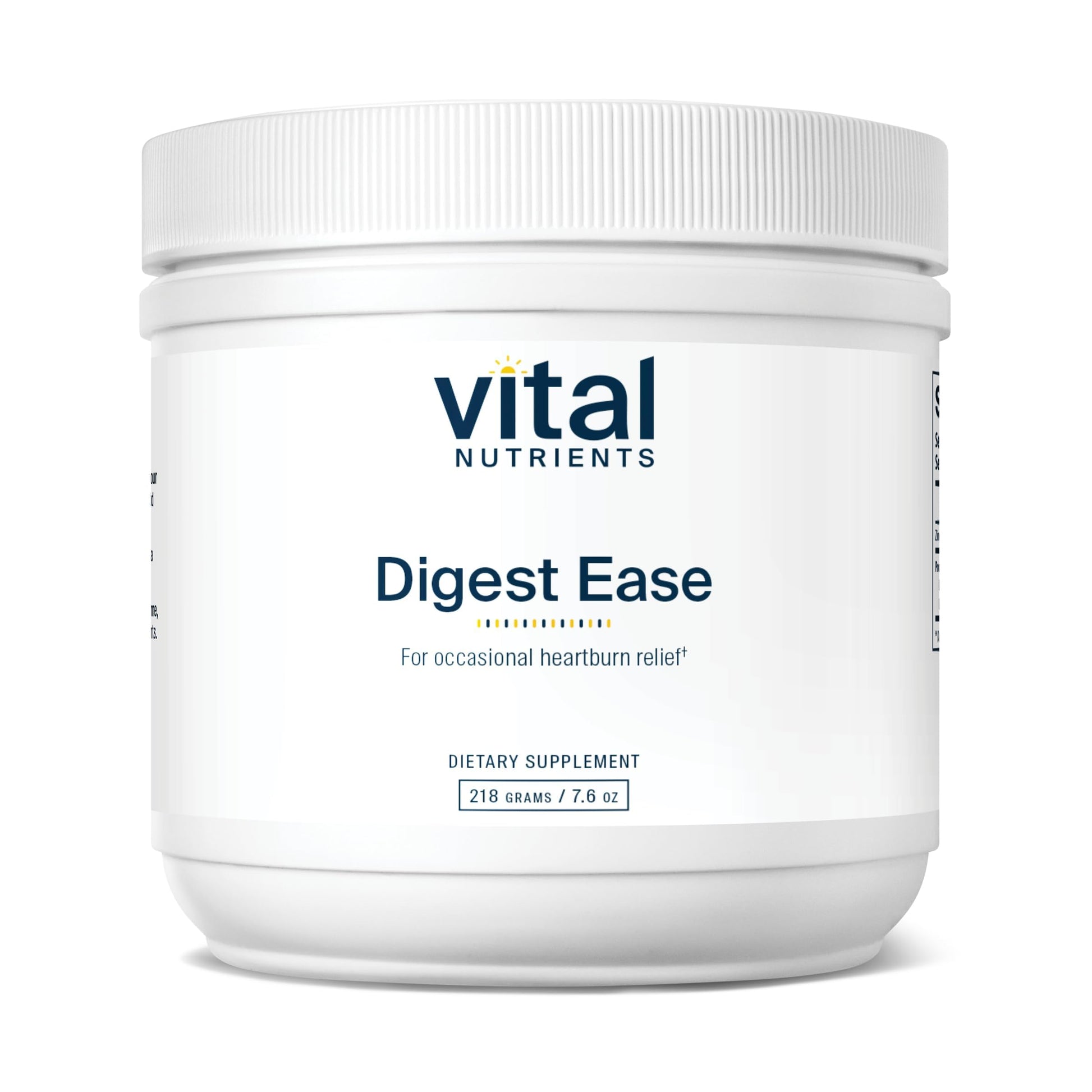 Vital Nutrients Digest Ease (Formerly Heartburn Tx) - Occasional Heartburn & Indigestion Relief - Supports Healthy GI Function & Helps Soothe GI Tract - Gluten, Dairy, Soy Free - Non-GMO - 50 Servings Vital Nutrients uk supplements