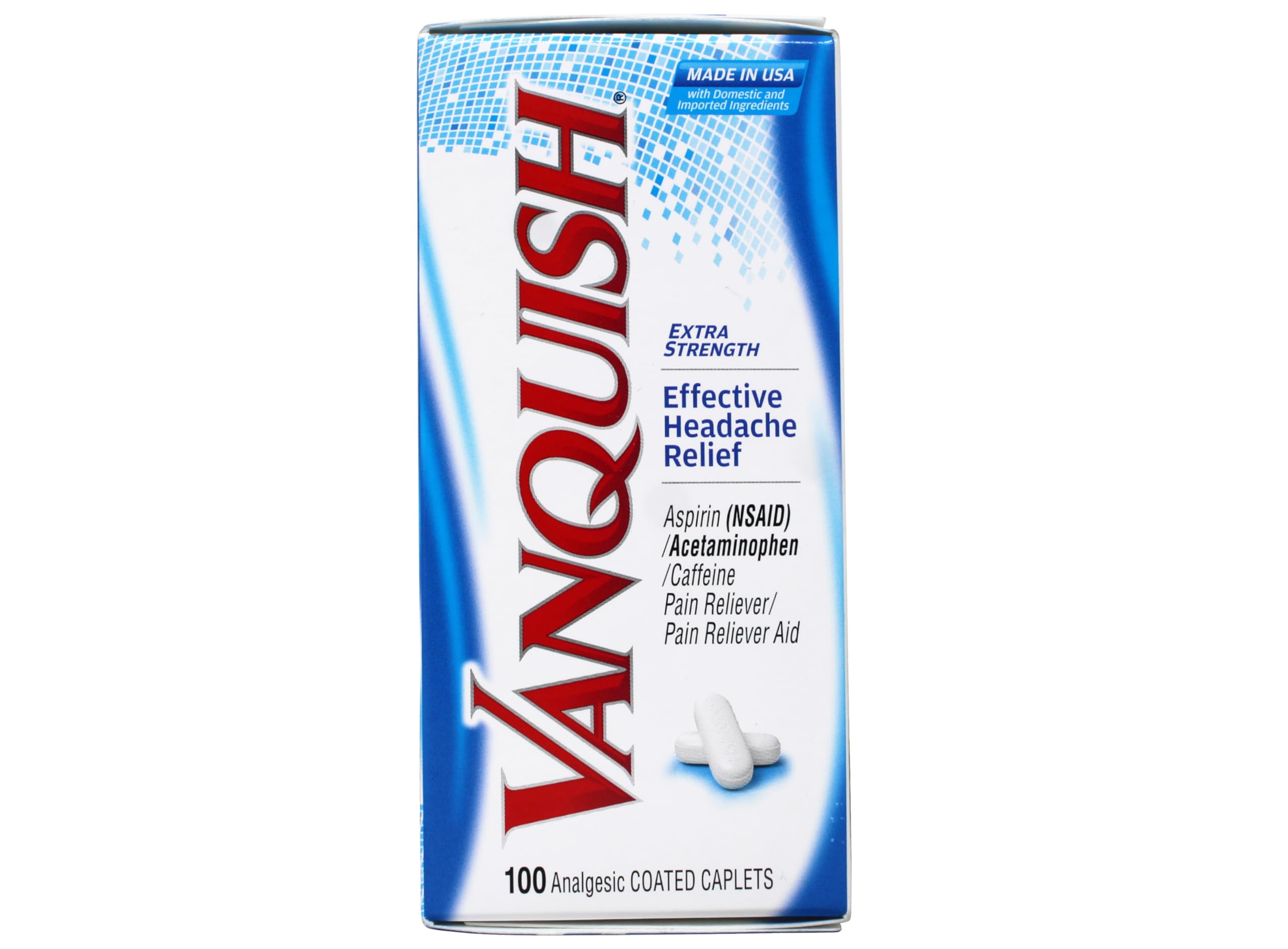 Vanquish Pain Reliever, 100 Count (Pack of 2) Vanquish uk supplements