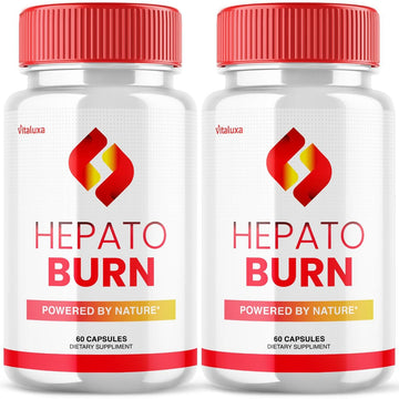 (2 Pack) Hepato Burn Capsules - HepatoBurn Supplement Pills Advanced Formula Wait Premium Blend All Natural Loss Support for Men Women, Hepataburn Reviews Maximum Strength Burner Health (120 Capsules) Vitaluxa uk supplements
