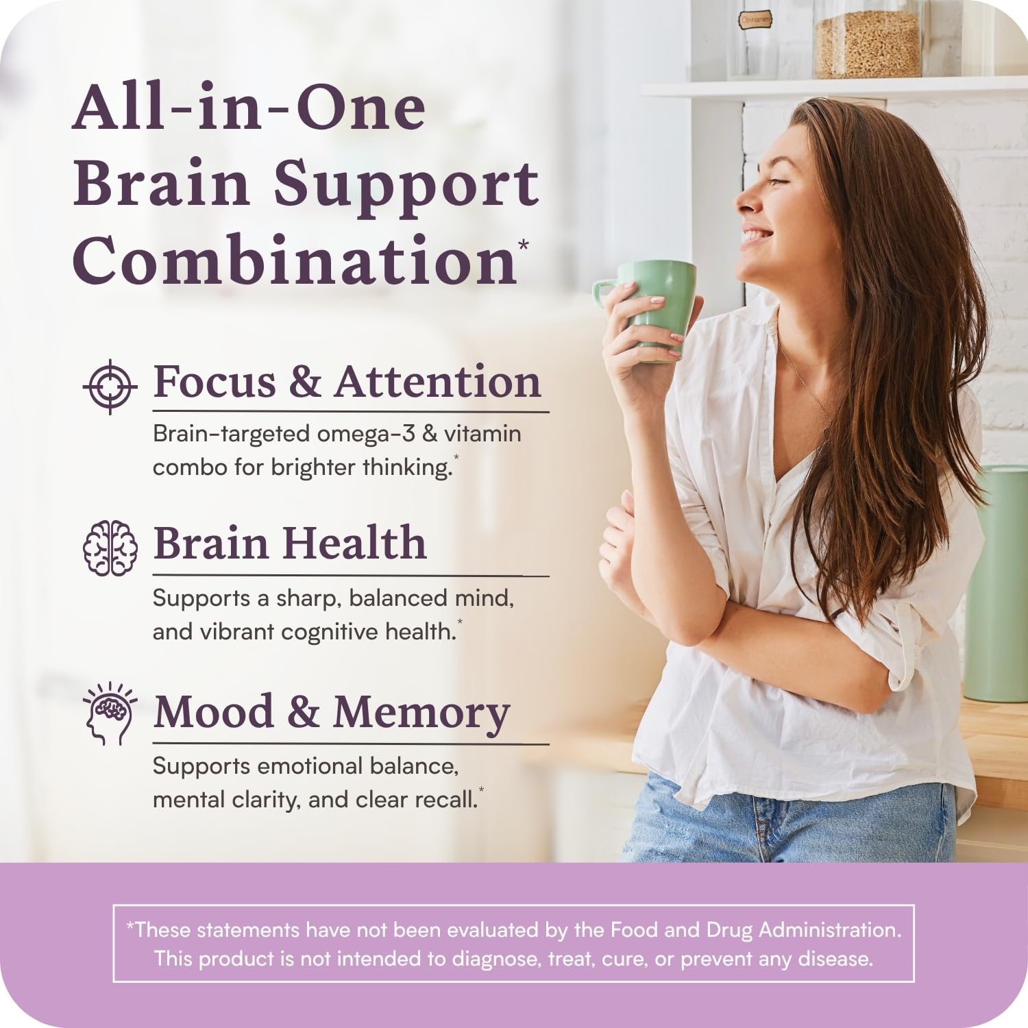 Accentrate110 - Focus Supplement - Methylated Vitamin B Complex with Omega 3 Fatty Acid Supplement - L-Methylfolate, Vitamin B12, P-5-P, Riboflavin, VIT D, – 60 Softgels (1 Month Supply) Accentrate uk supplements
