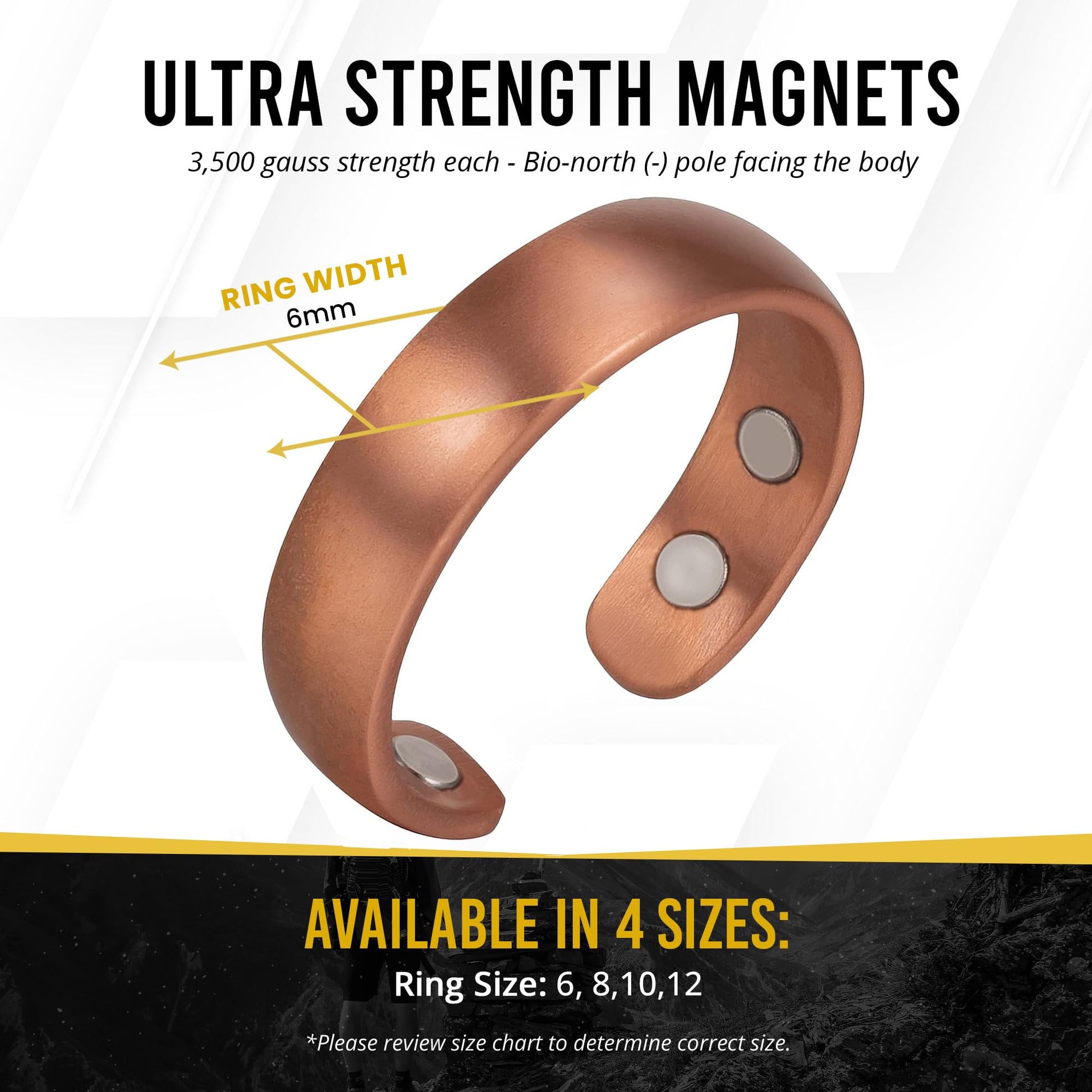 MagnetRX® Magnetic Copper Ring – Elegant Magnetic Rings – Copper Rings for Women & Men MagnetRX uk supplements