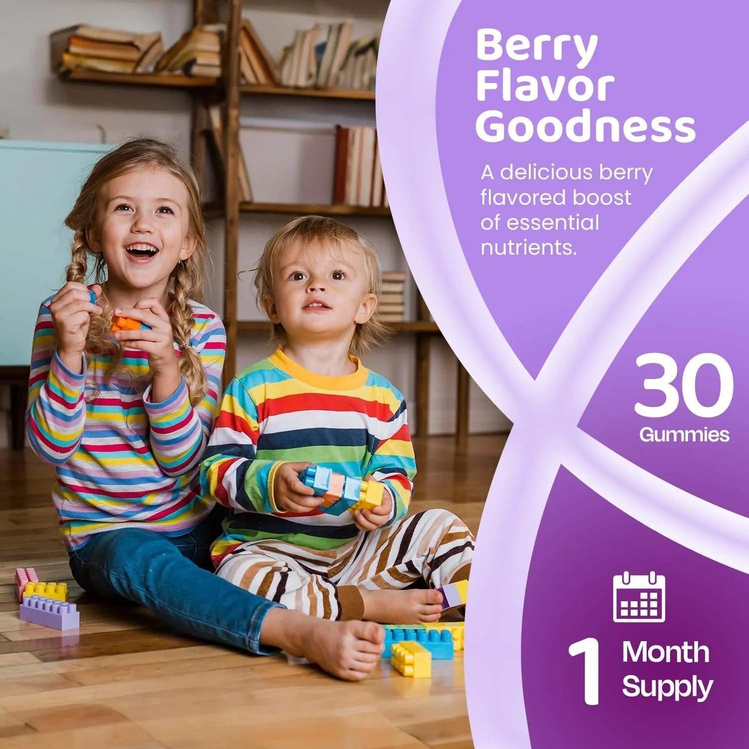 ZettoA Daily Multivitamins for Kids Ages 2+, Berry Gummies with 11 Essential Vitamins & Minerals for Immune Support ZettoA uk supplements