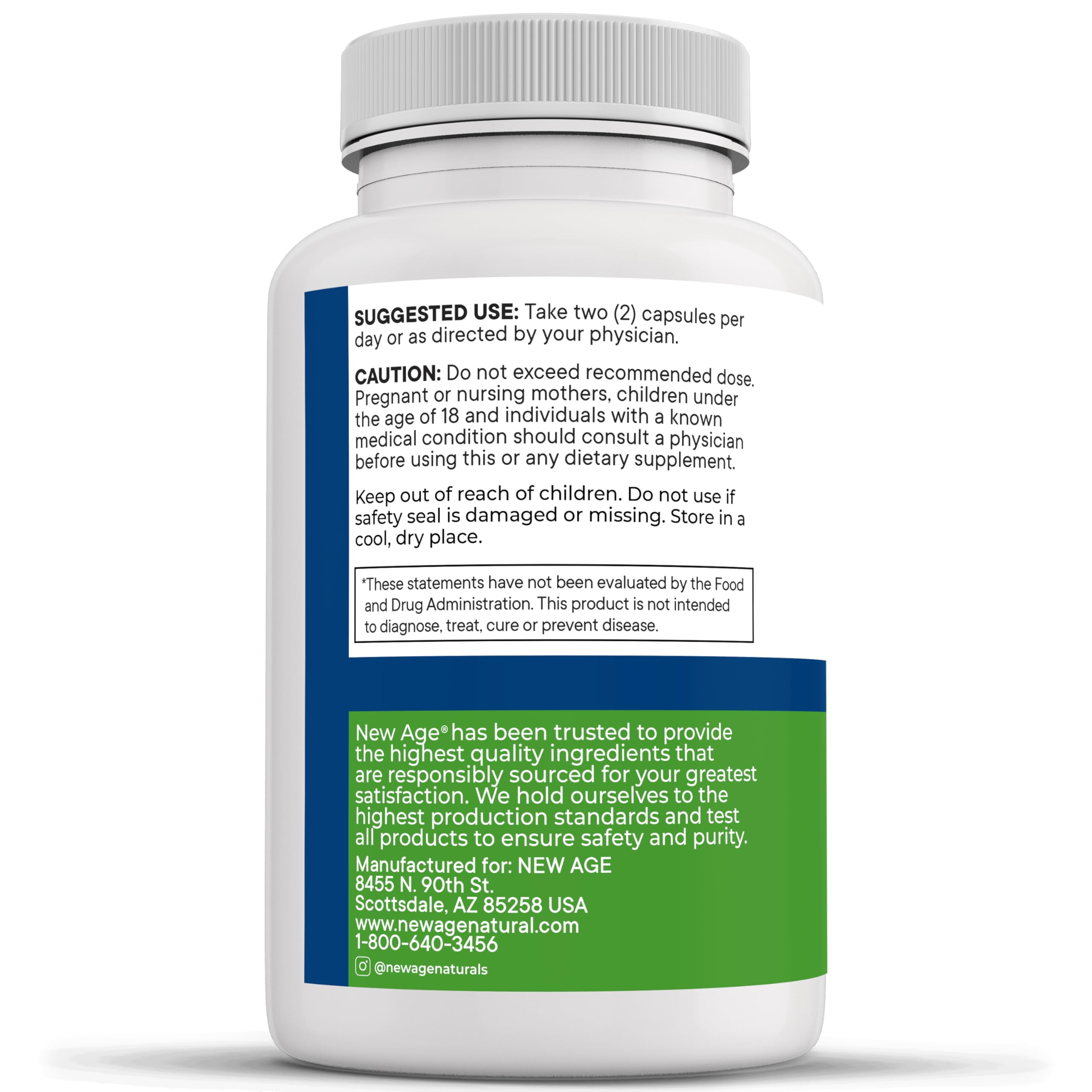 NEW AGE AREDS 2 Eye Vitamins - Lutein, Zeaxanthin, Bilberry, Astaxanthin Mineral Vision Supplement - 180 Count NEW AGE uk supplements