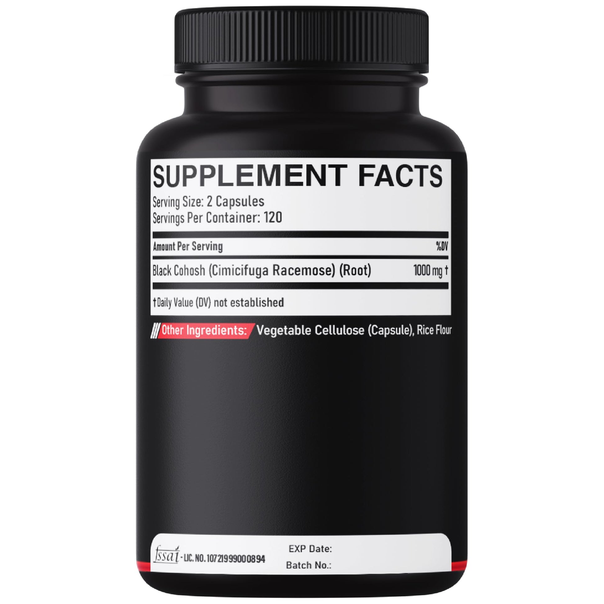 DEDICAD 1000mg Black Cohosh for Menopause Hot Flashes - 240 Capsules for 4-Month Supply - Support for Body Management, Women's Health & Immune System DEDICAD uk supplements