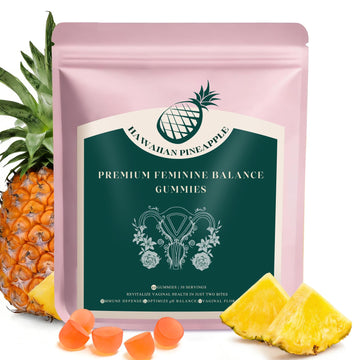 KLKIT Premium Feminine Balance Gummies, Pineapple Vaginal Probiotics for Women, pH Balance Feminine Gummies for Immune Support, Vegan & Gluten Free, 60 Count (30 Servings) KLKIT uk supplements