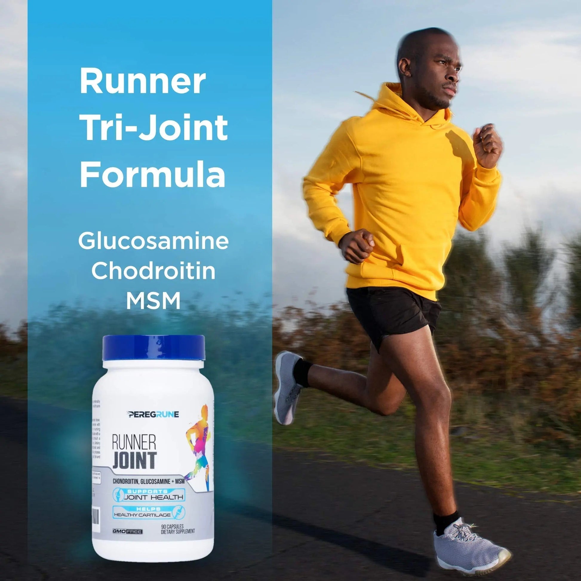 PEREGRUNE Runner Multivitamin & Joint Support Supplement | Antioxidants, Complete B-Complex & Probiotics to Support Energy PEREGRUNE uk supplements