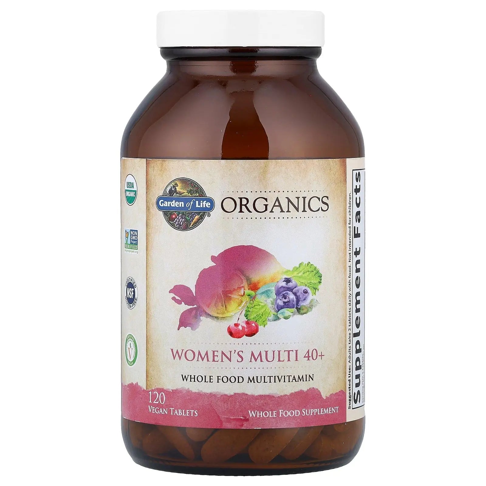 Garden of Life Multivitamin for Women 40 Plus, Organics Womens Vitamins, Hormone & Breast Health Support Blend Garden of Life uk supplements
