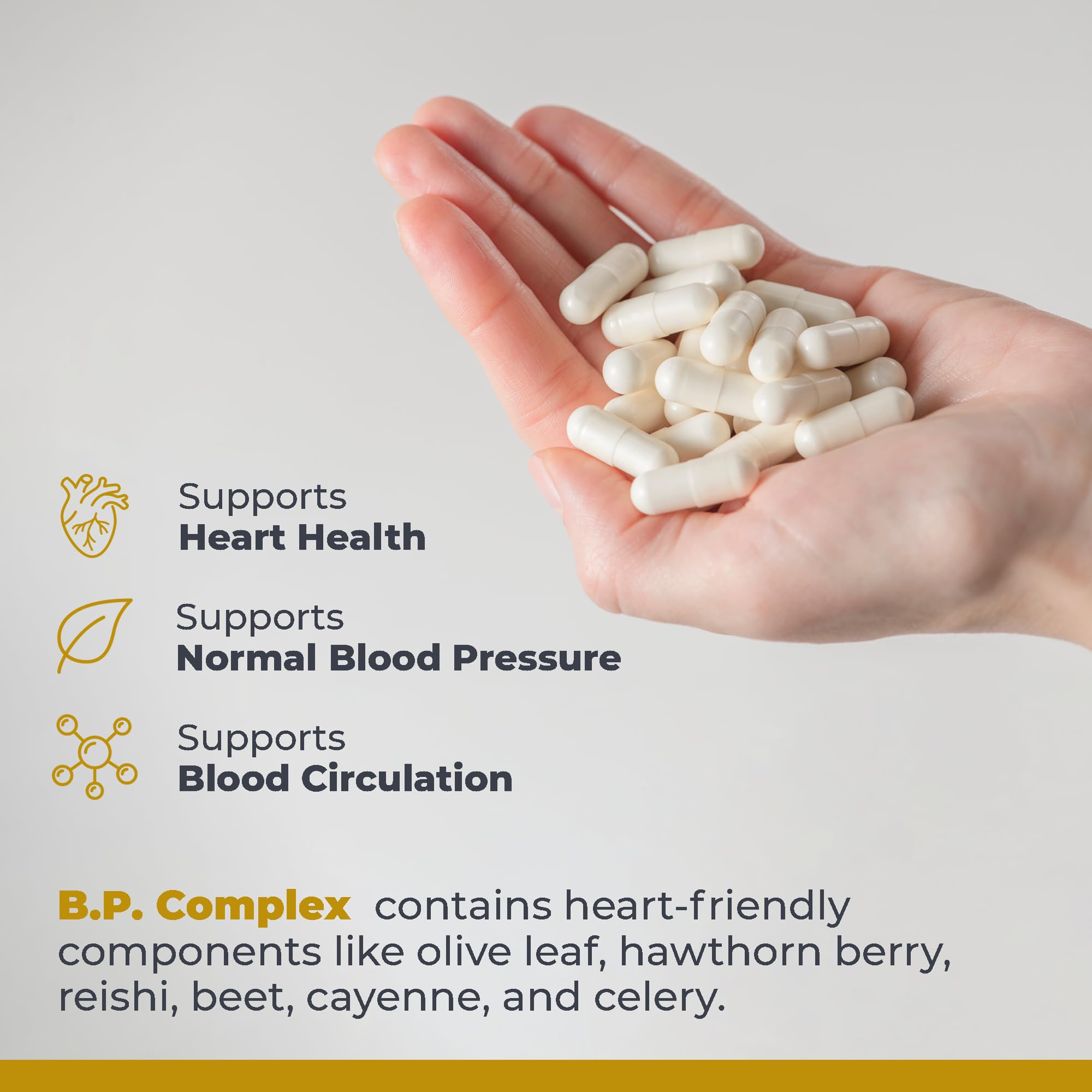 Premier Research Labs Premier BP Complex - Heart Health Supplements, BP Formula, Garlic Allicin Supplement, Natural Herbal BP Support Pills with Reishi & Cayenne Pepper - 60 Vegetarian Capsules Premier Research Labs uk supplements