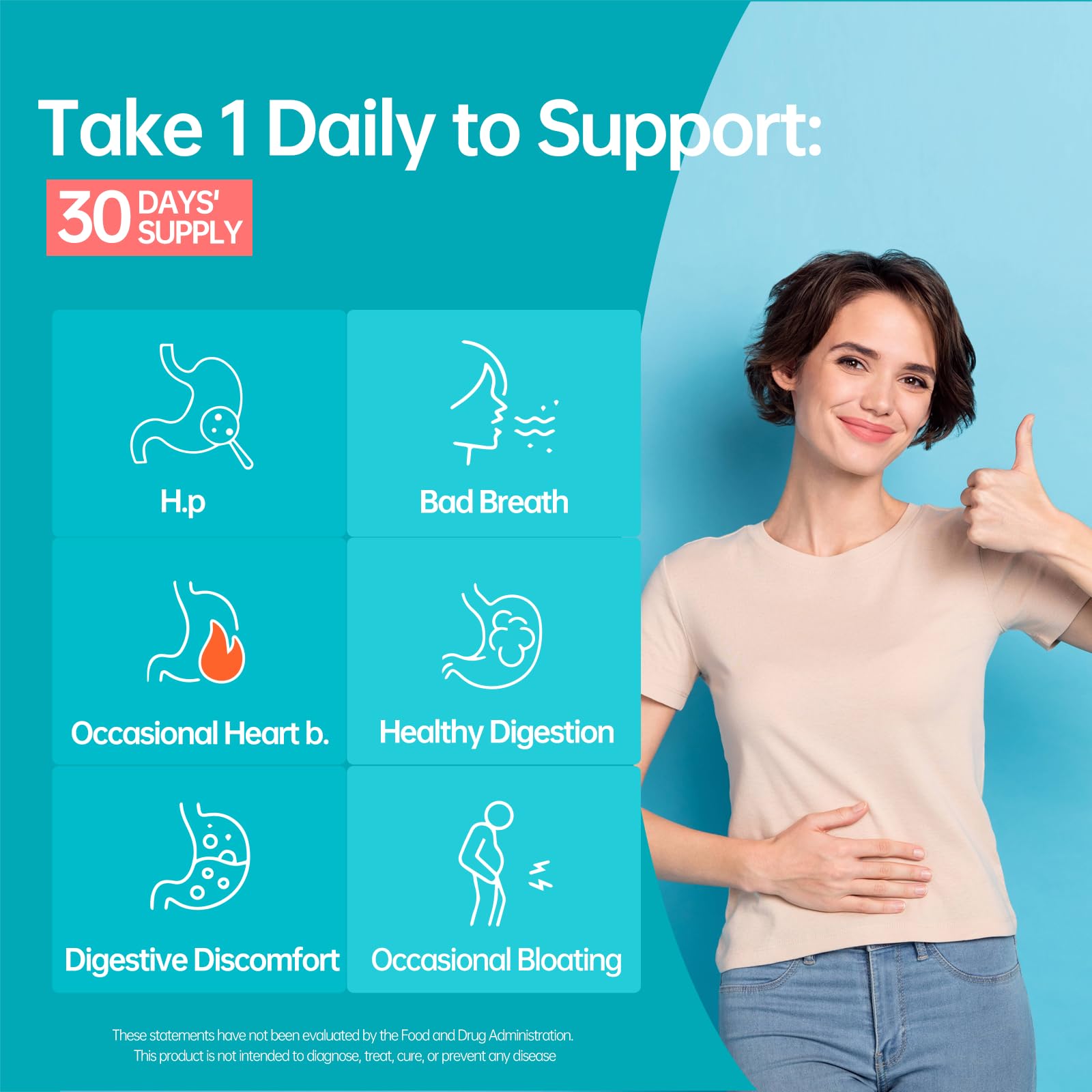 5-in-1 High Potency H. Pylori Probiotic, 1 Per Day - Supports Gastric Lining Integrity, Occasional Indigestion, Acid Comfort - Pylopass Lactobacillus Reuteri, Gluten Free, Vegan, 30ct, Made in Germany purmeo uk supplements