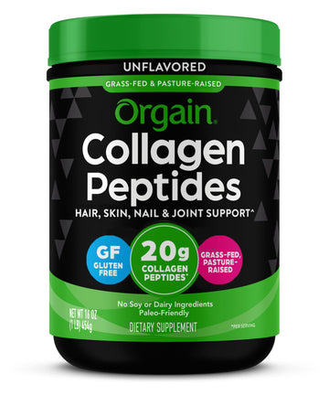 Orgain Hydrolyzed Collagen Peptides Powder, 20g Grass Fed Collagen - Hair, Skin, Nail Orgain uk supplements