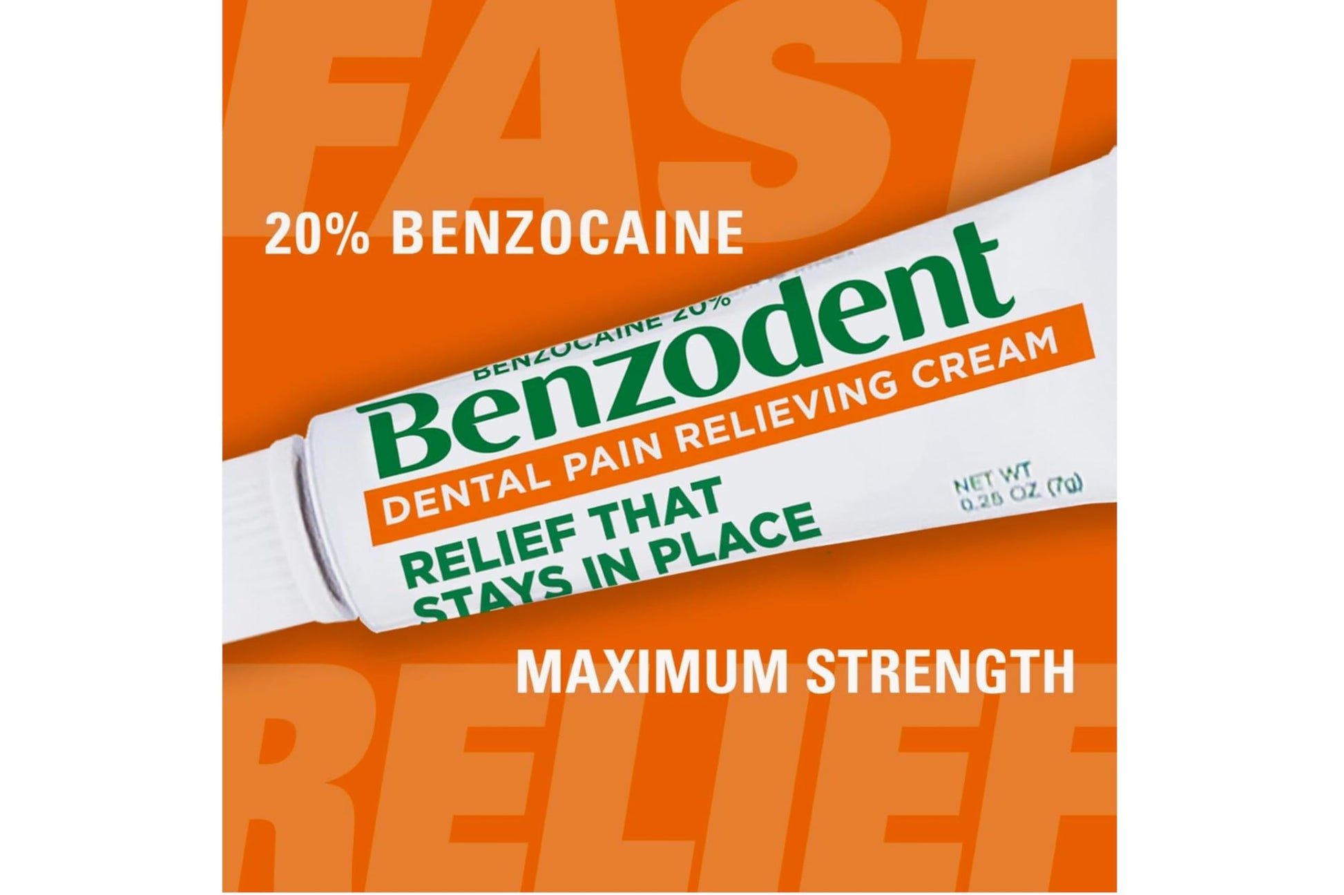 Benzodent Dental Pain Relieving Cream, 1 Ounce - Pack of 3 Benzodent uk supplements