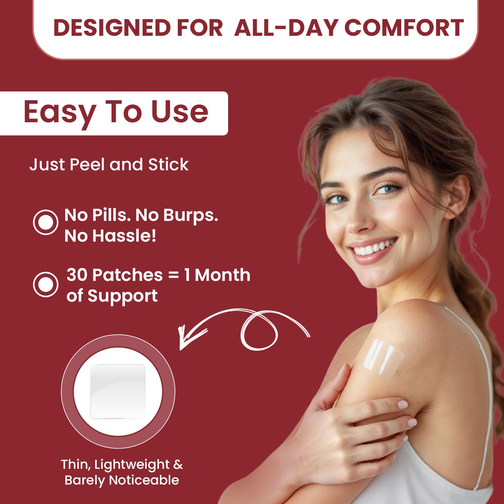 Patchvana Iron Plus Patch for Women & Men, 1 Month Supply, 30 Patches Patchvana uk supplements